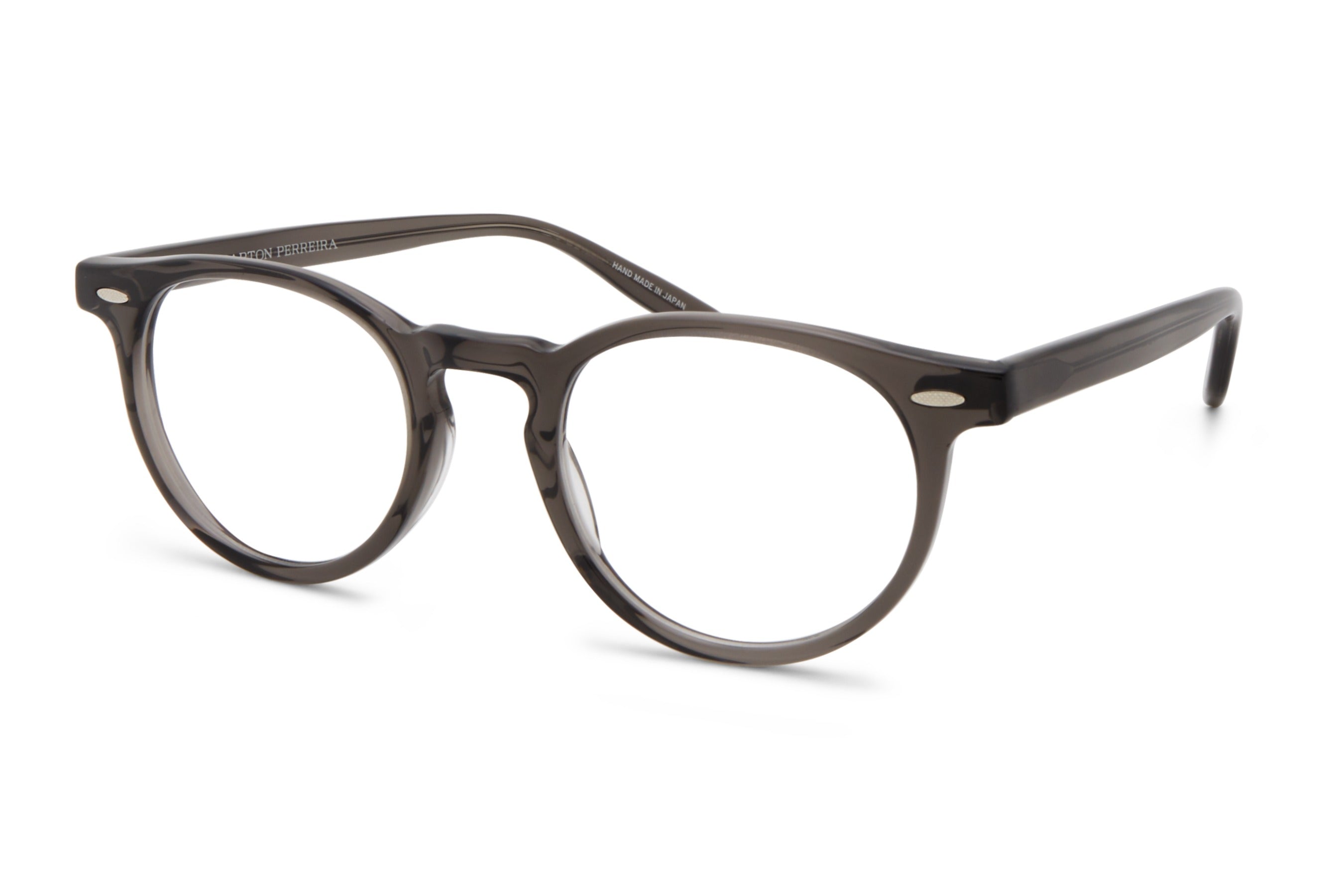 Barton Perreira Banks eyeglasses in Dusk / Silver Satin at Visionary Optics NYC