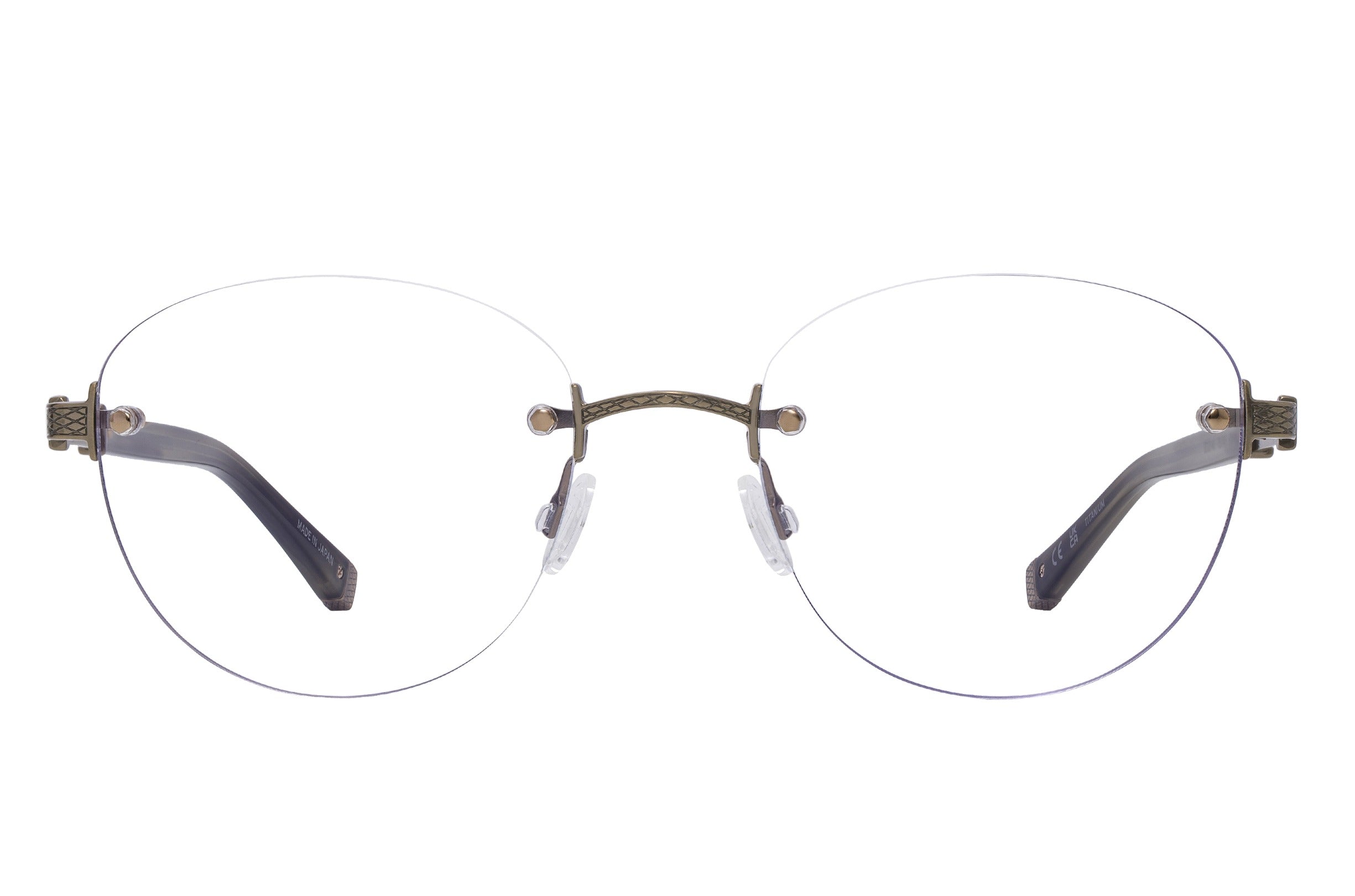 Barton Perreira Bennie eyeglasses in Rebel Salute / Antique Gold at Visionary Optics NYC