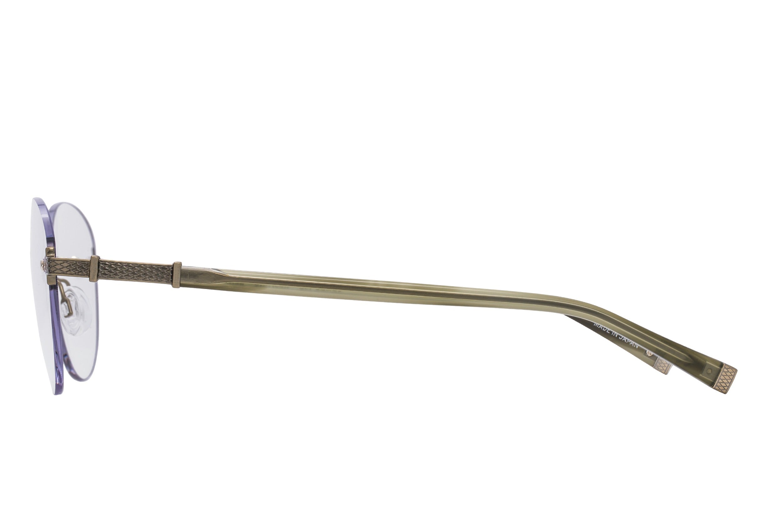 Barton Perreira Bennie eyeglasses in Rebel Salute / Antique Gold at Visionary Optics NYC