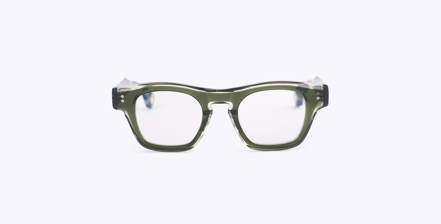 Blake Kuwahara Corbet eyeglasses, Olive acetate frame