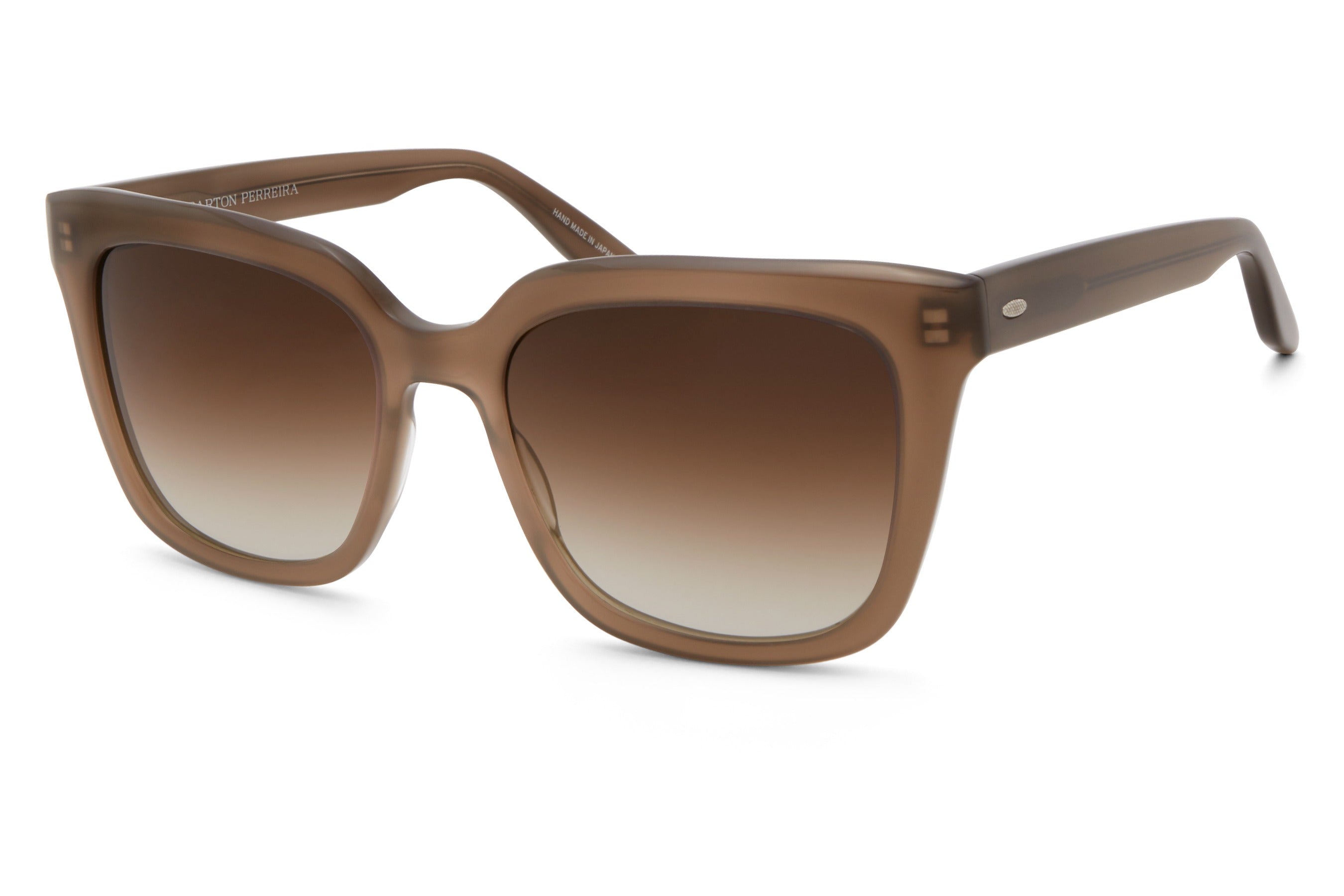 Barton Perreira Bolsha sunglasses in Mocha / Smokey Topaz at Visionary Optics NYC