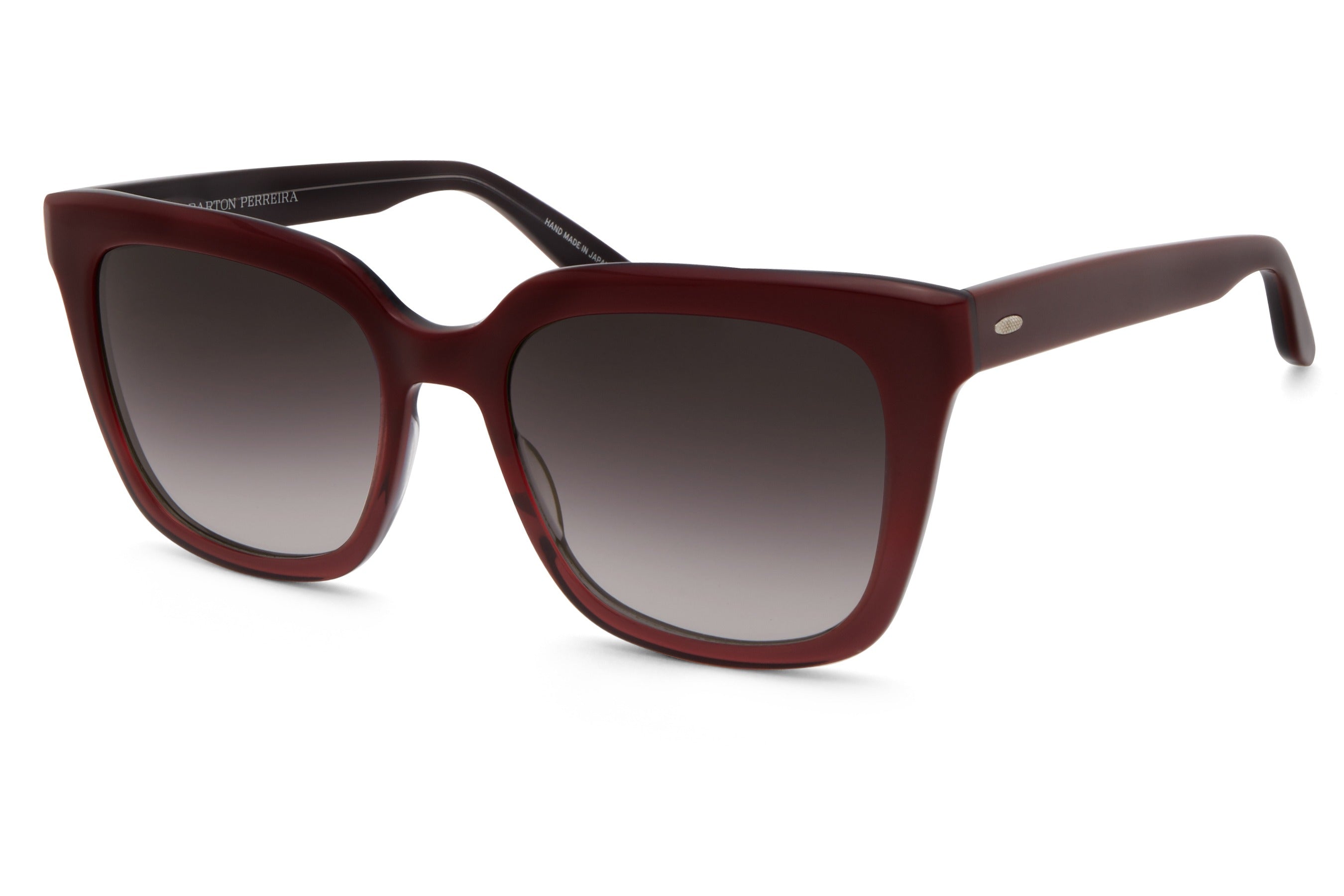 Barton Perreira Bolsha sunglasses in Oxblood / Smolder at Visionary Optics NYC