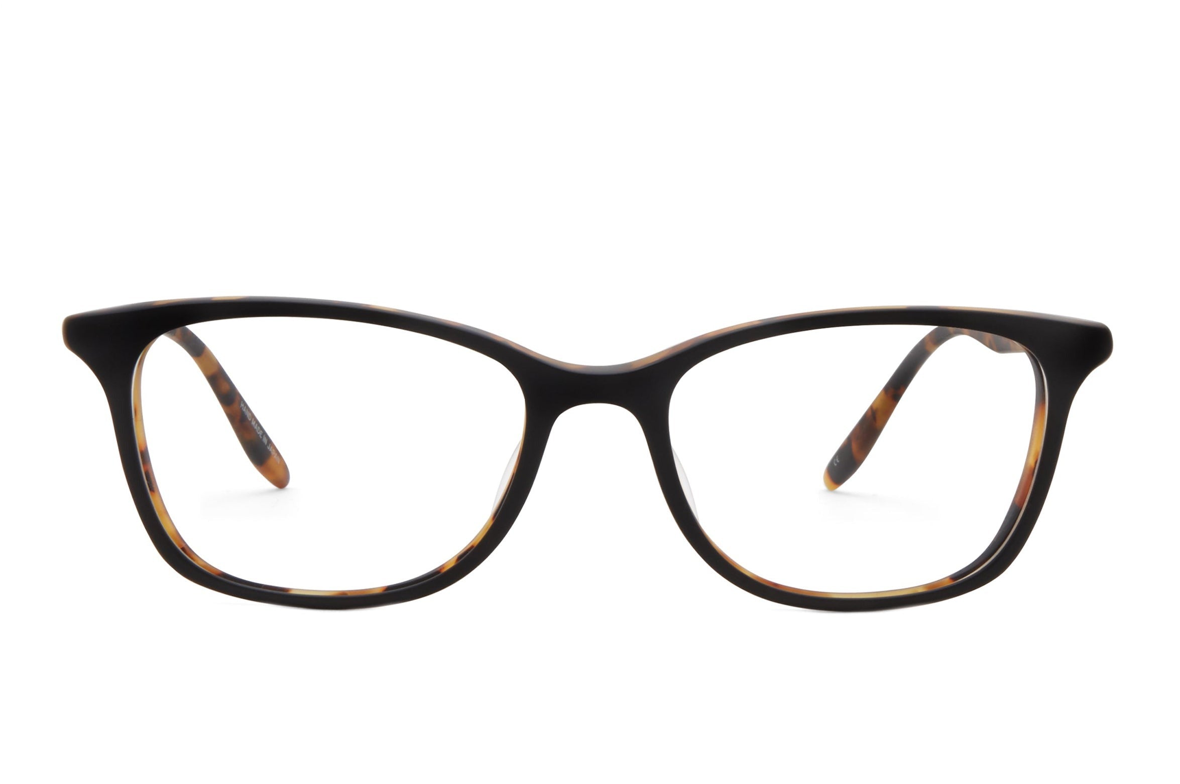 Barton Perreira Cassady eyeglasses in Matte Black Amber Tortoise at Visionary Optics NYC