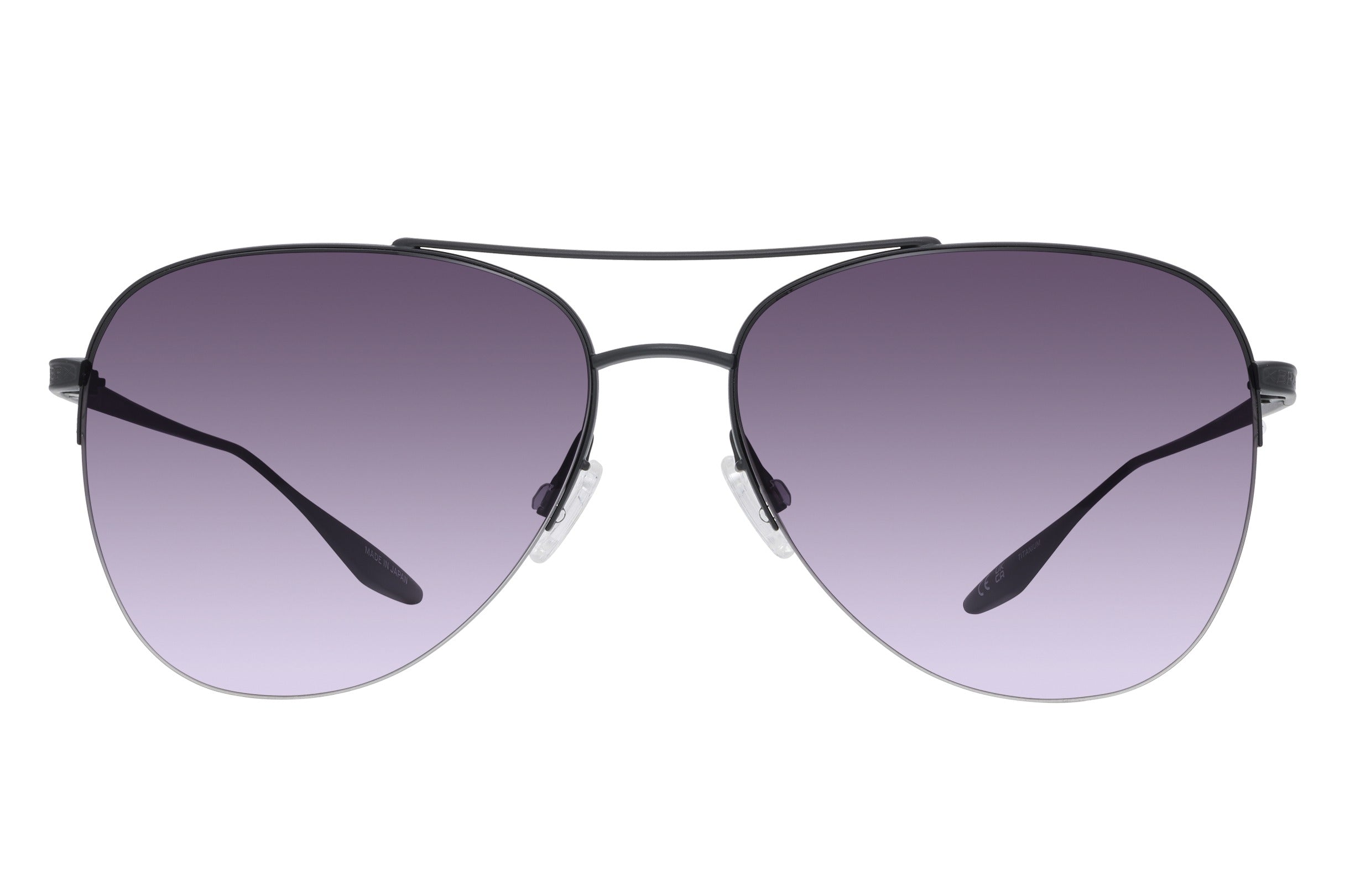 Barton Perreira Chevalier sunglasses in Black Satin / Smolder at Visionary Optics NYC