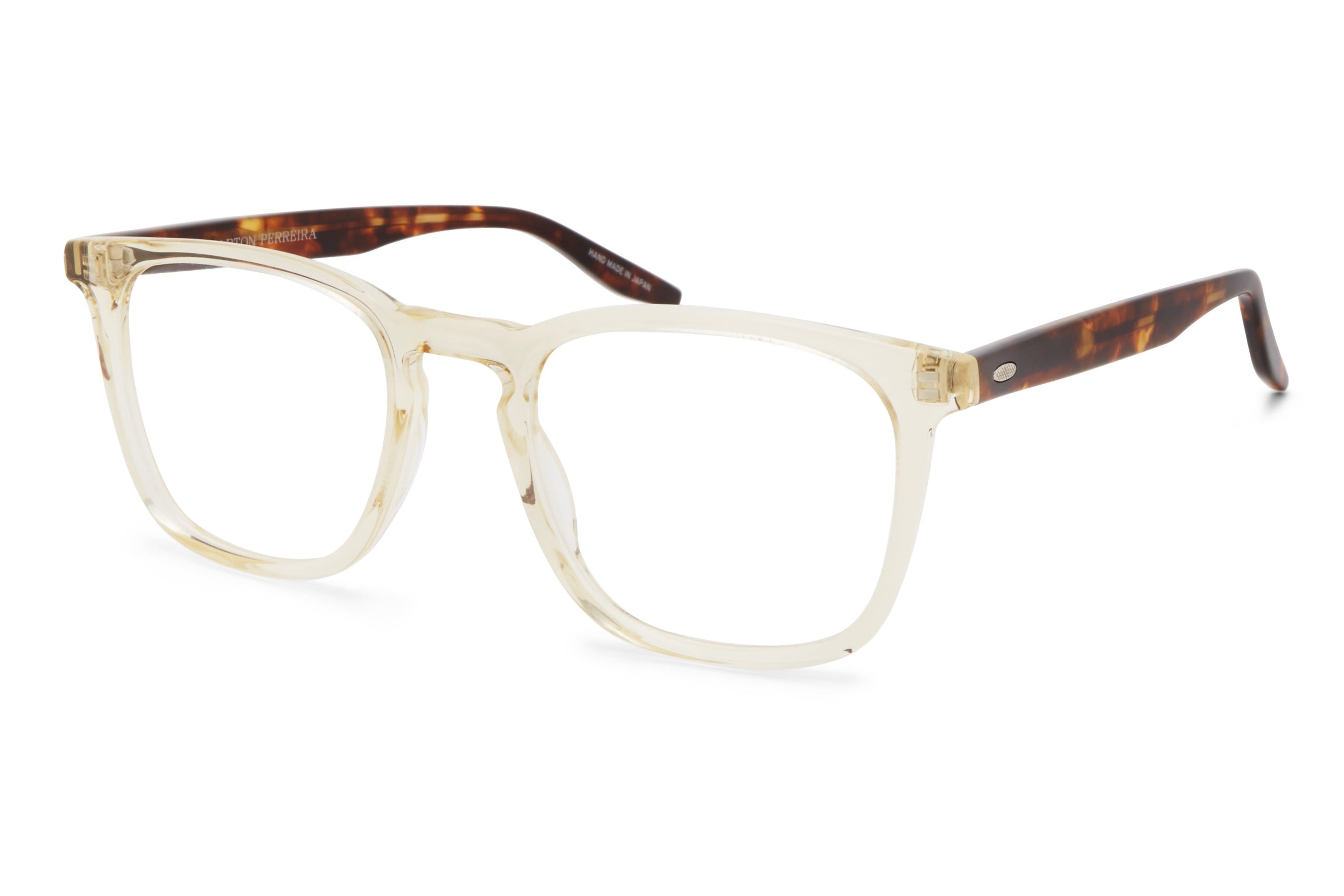 Barton Perreira Clay eyeglasses in Champagne / Chestnut at Visionary Optics NYC