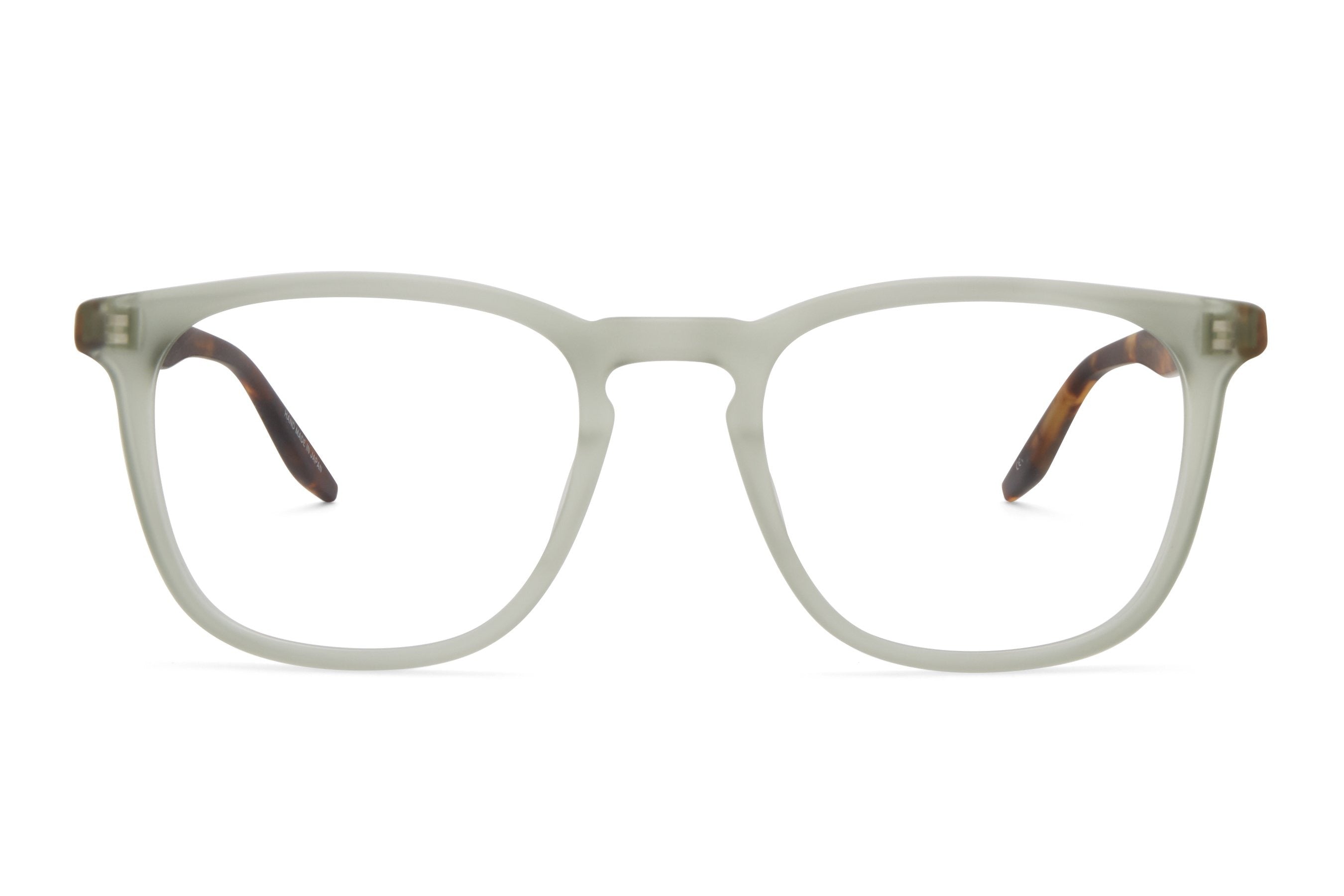 Barton Perreira Clay eyeglasses in Matte Absinthe / Matte Chestnut at Visionary Optics NYC