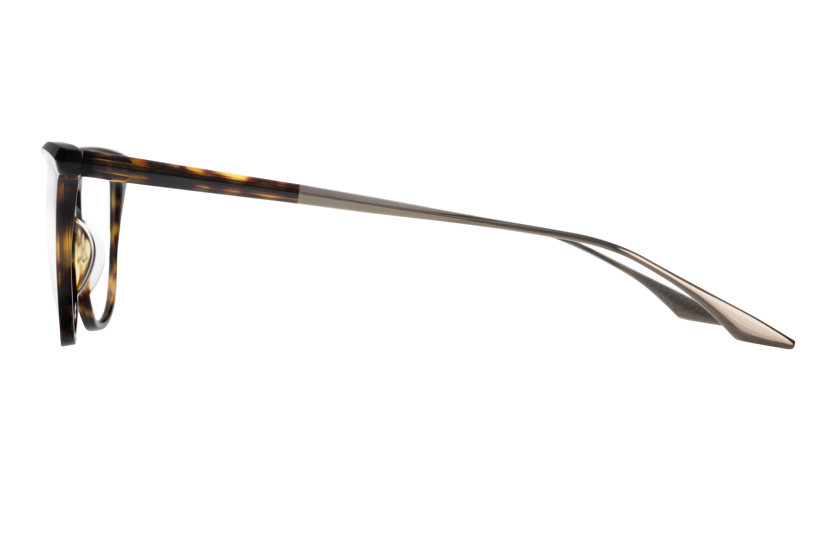 Barton Perreira Dandridge eyeglasses in Dark Walnut / Antique Gold at Visionary Optics NYC
