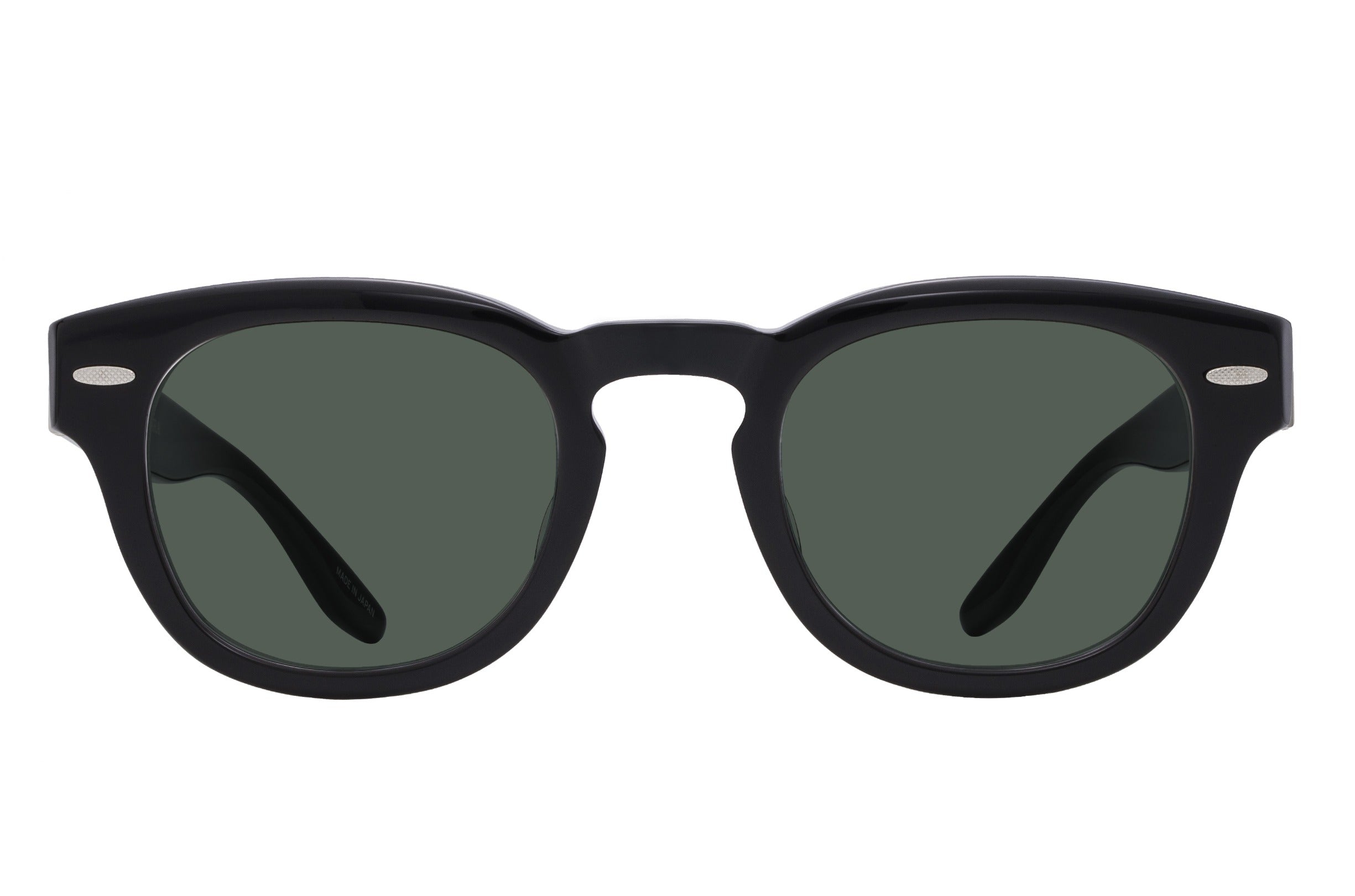 Barton Perreira Demarco sunglasses in Black / Silver / Green Smoke at Visionary Optics NYC