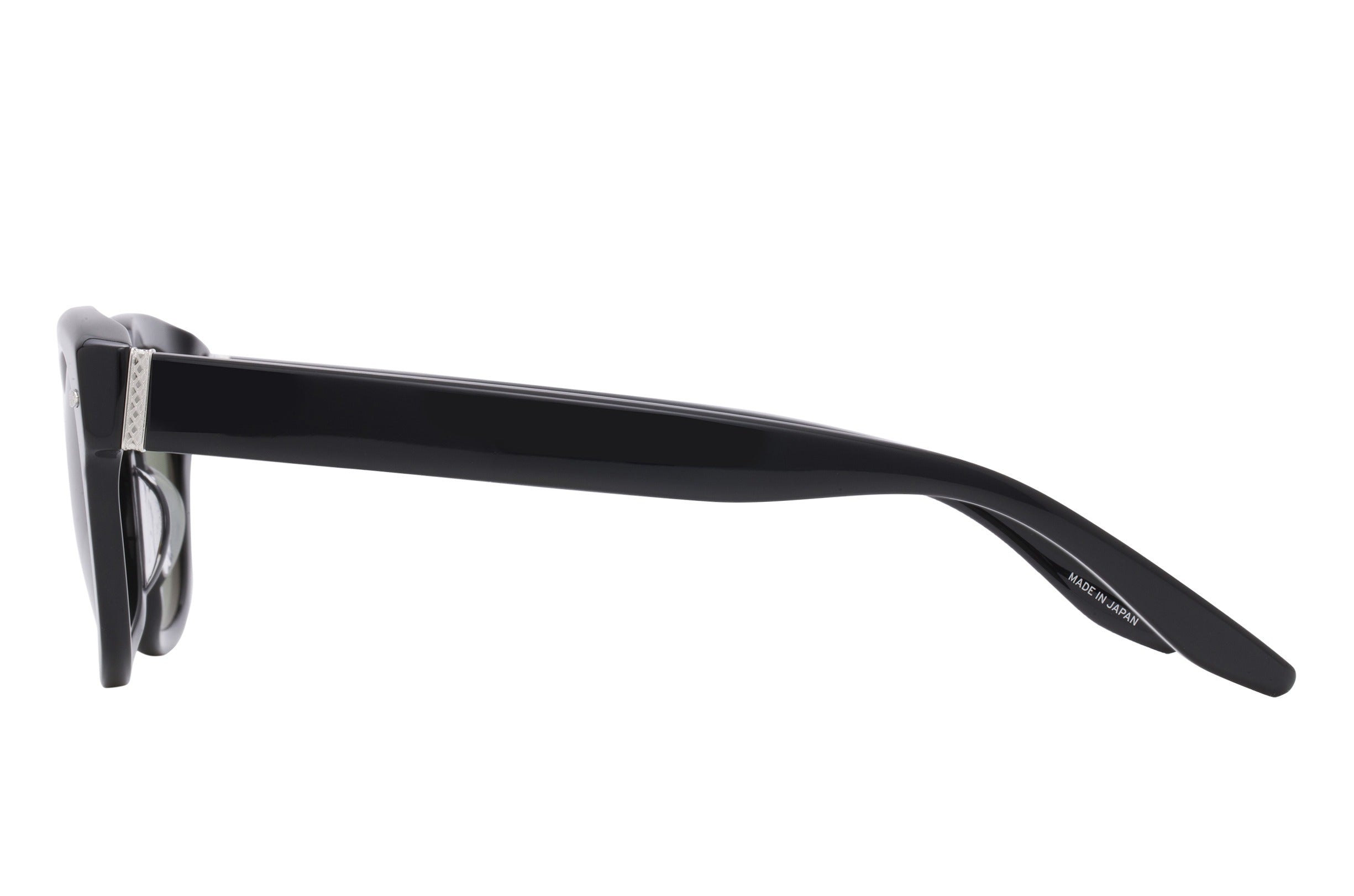 Barton Perreira Demarco sunglasses in Black / Silver / Green Smoke at Visionary Optics NYC