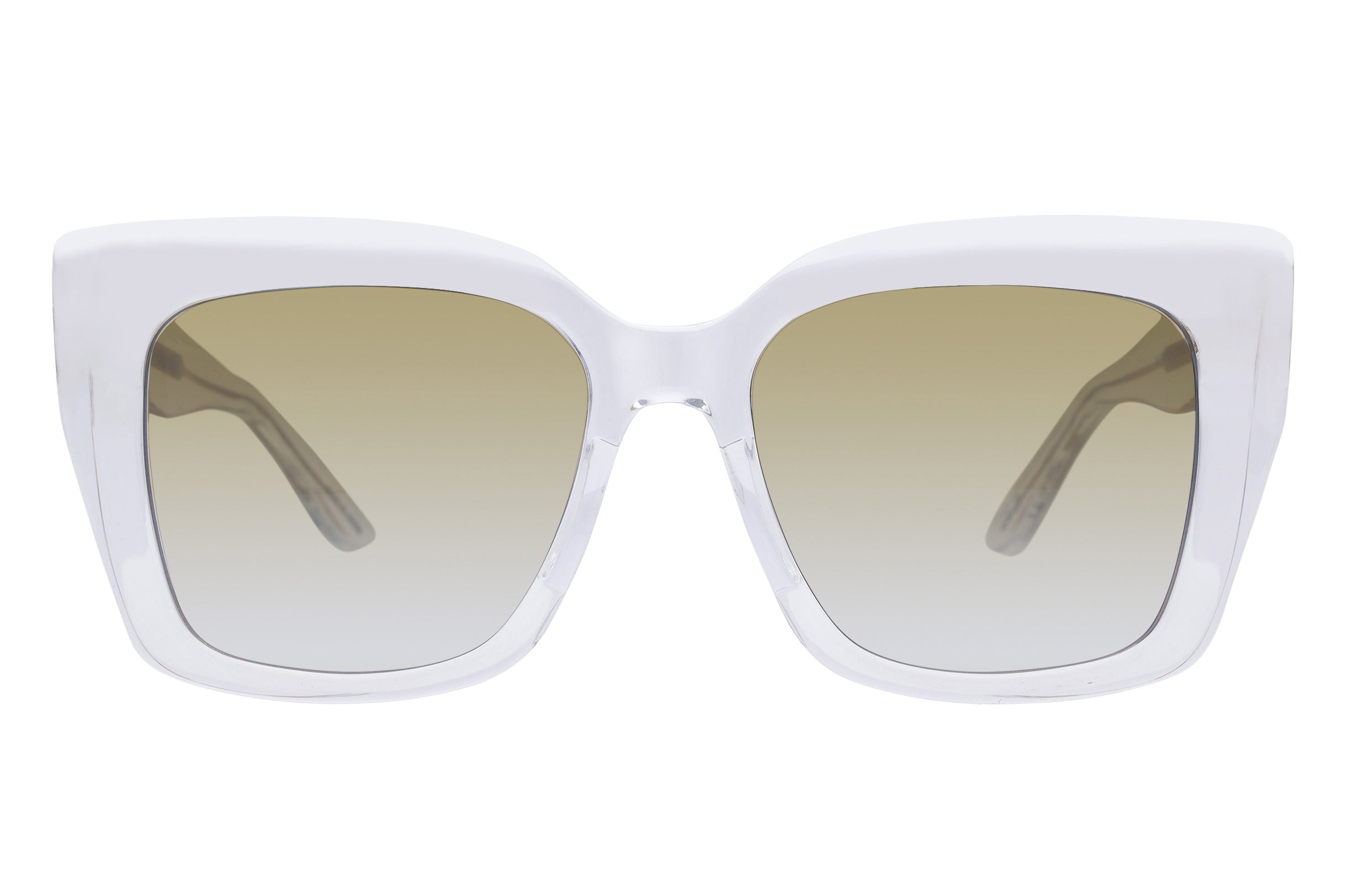 Barton Perreira Devine sunglasses in Crystal / Gold / Yellow Mirror at Visionary Optics NYC