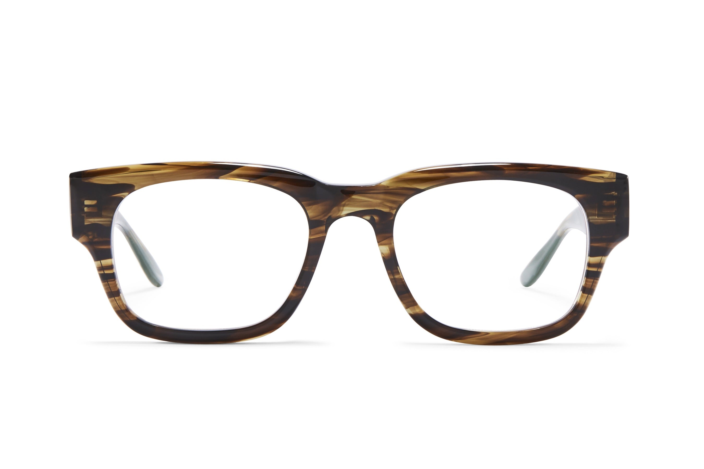 Barton Perreira Domino eyeglasses in Sulcata Tortoise at Visionary Optics NYC