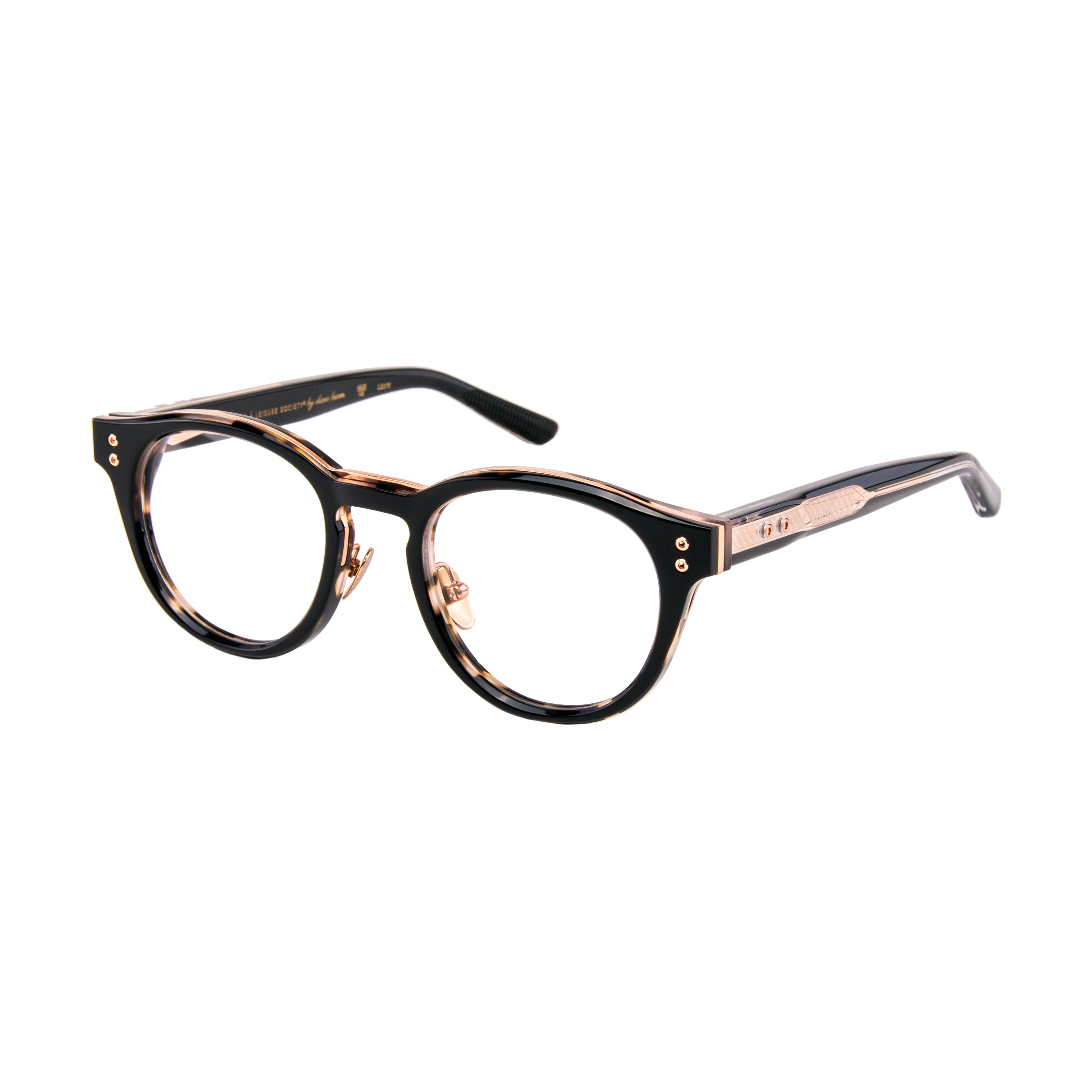 Leisure Society Atrani in Black Tortoise / 18K Rose Gold