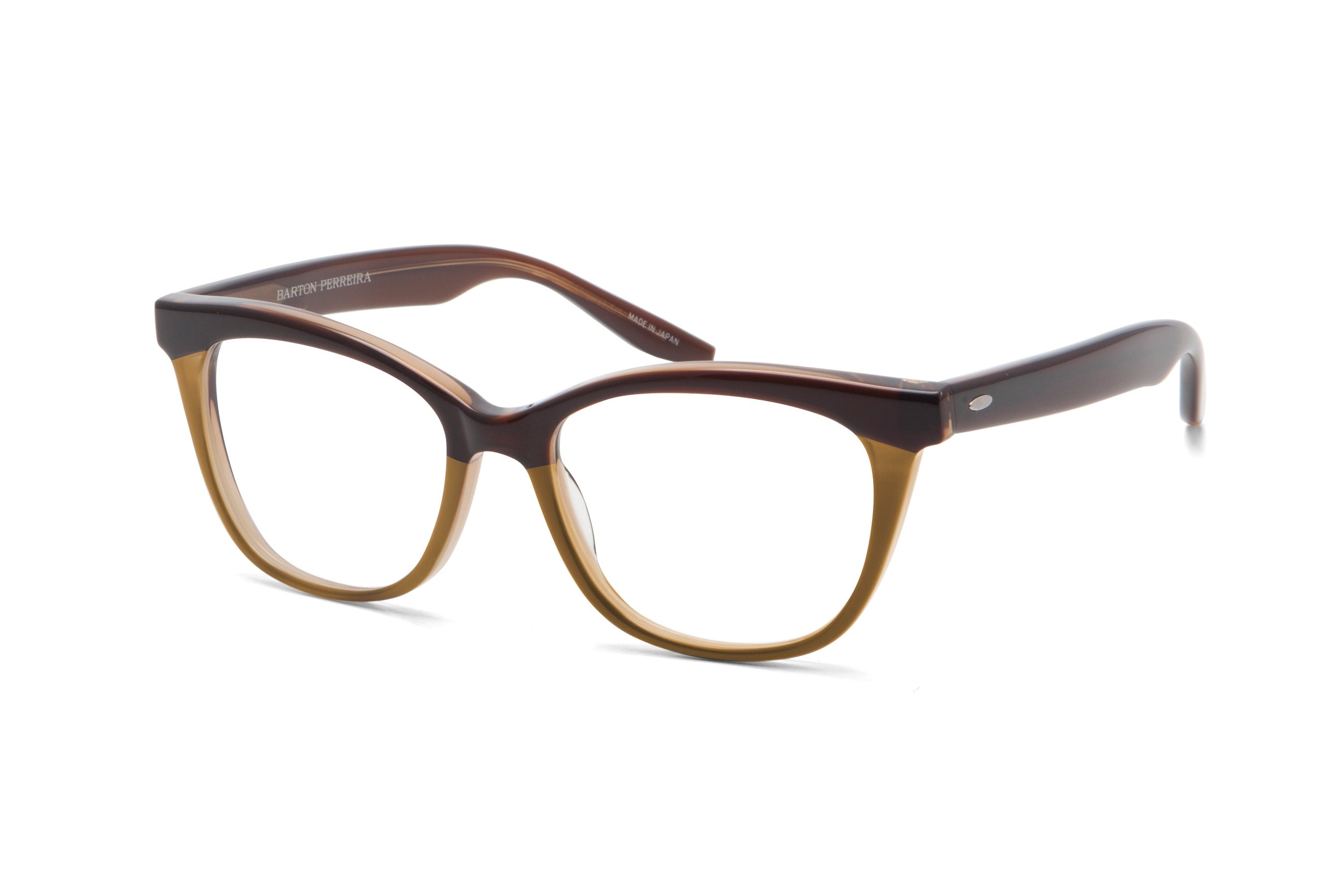 Barton Perreira Edith eyeglasses in Guiness at Visionary Optics NYC