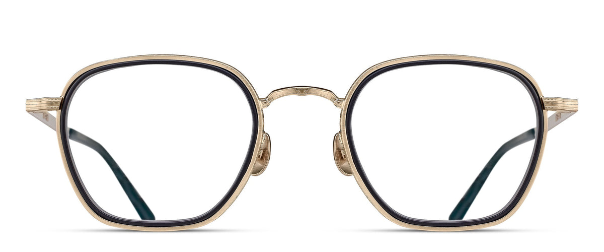 Matsuda M3101-I Optical in Brushed Gold - Matte Black