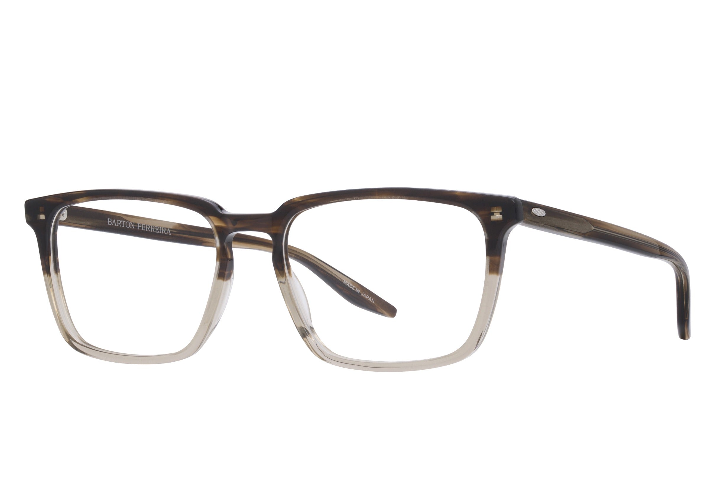 Barton Perreira Eiger eyeglasses in Hickory Gradient at Visionary Optics NYC