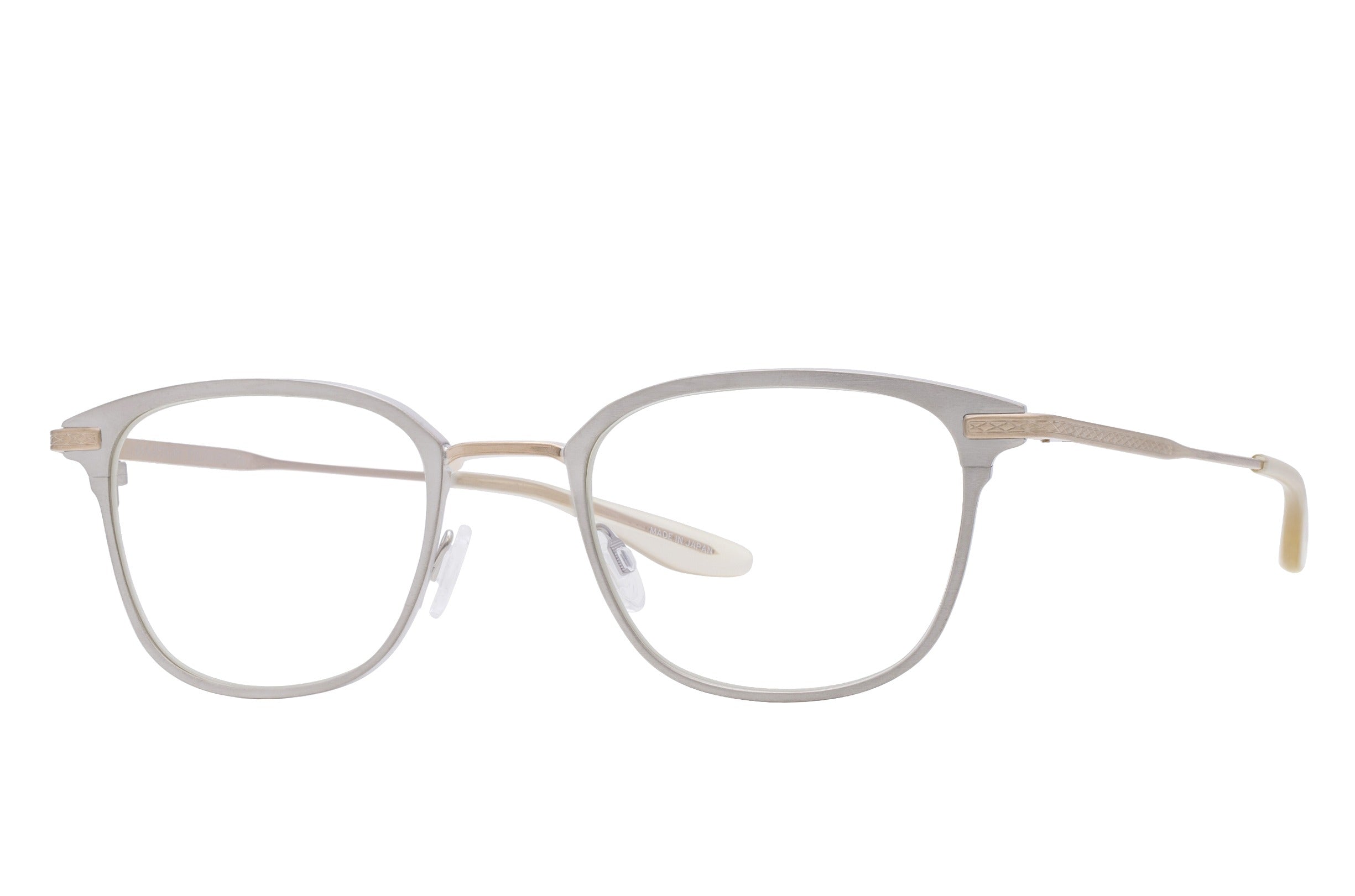 Barton Perreira Elvgren eyeglasses in Brushed Silver / Brushed Gold at Visionary Optics NYC
