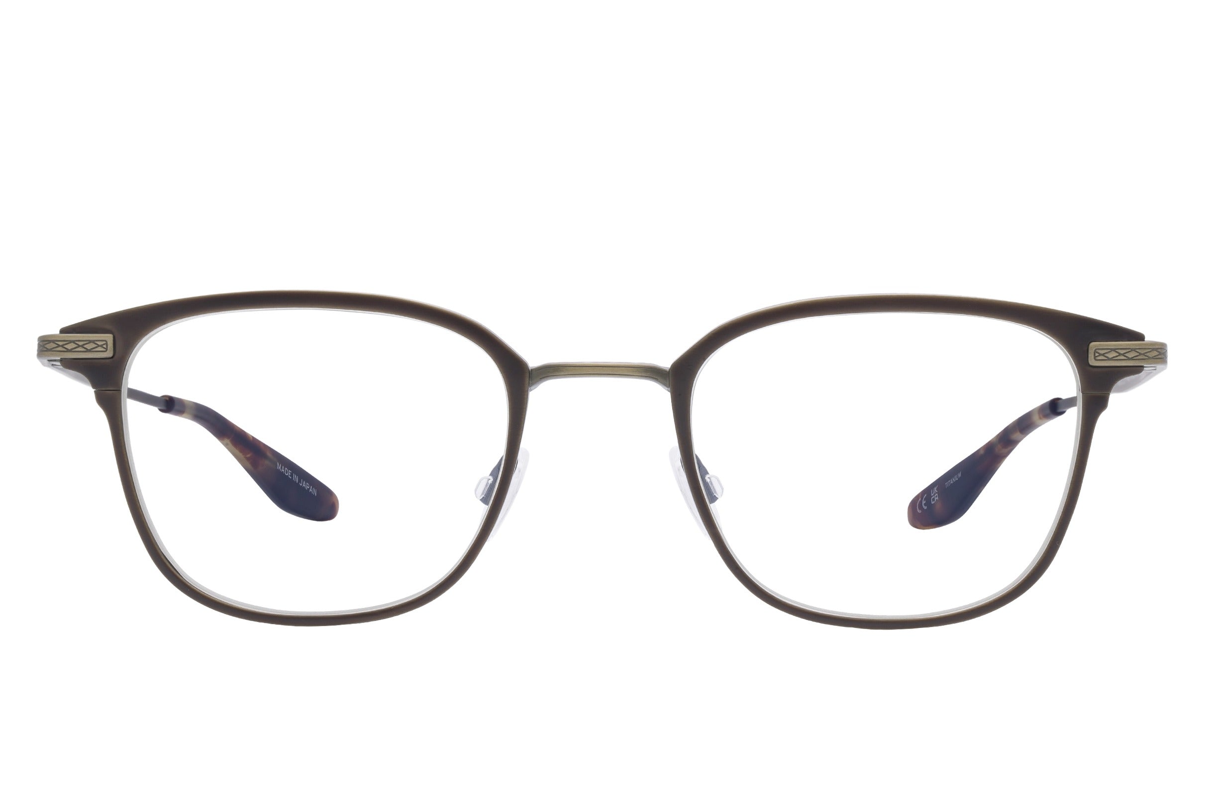 Barton Perreira Elvgren eyeglasses in Matte Java / Antique Gold at Visionary Optics NYC
