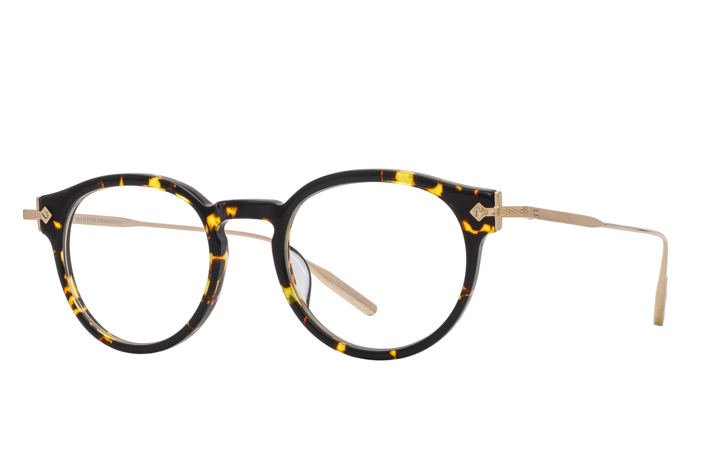 Barton Perreira Eugene eyeglasses in Heroine Chic / Gold at Visionary Optics NYC