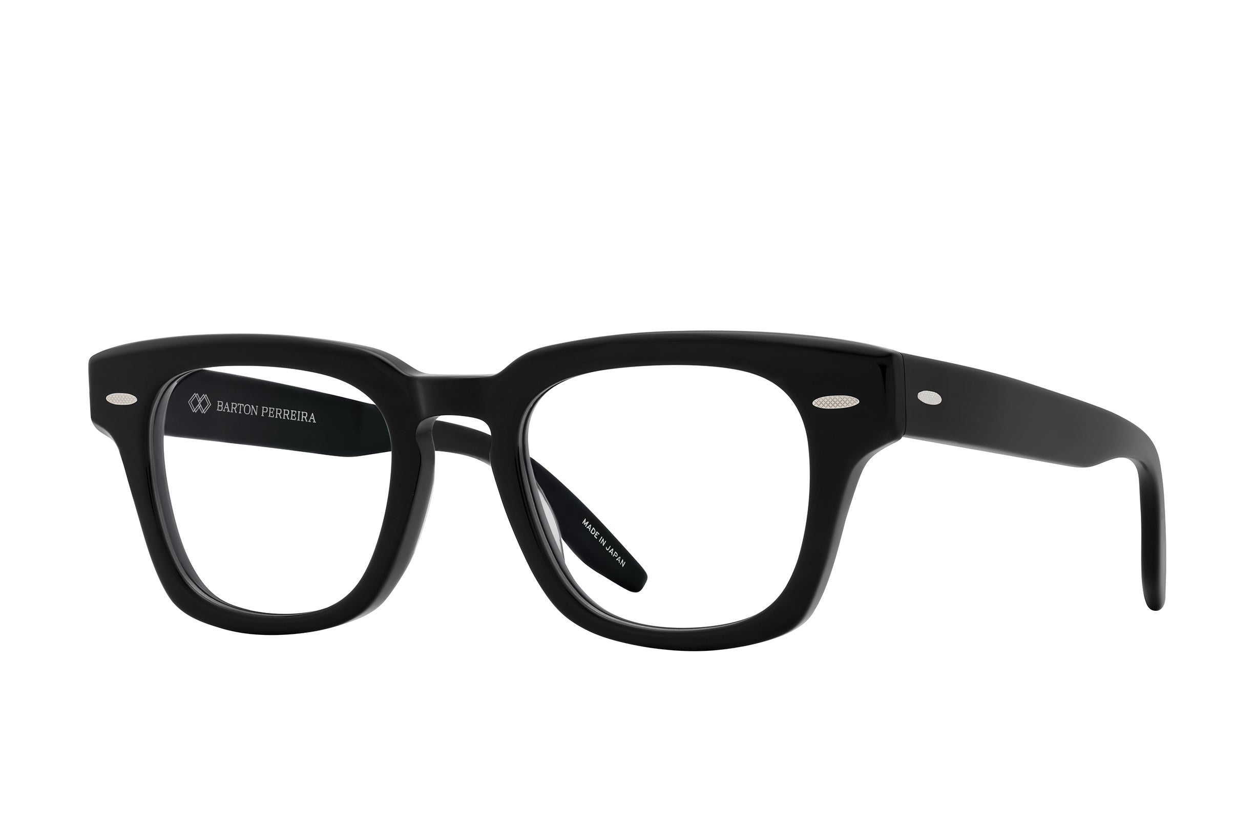 Barton Perreira Frederick eyeglasses in Black at Visionary Optics NYC