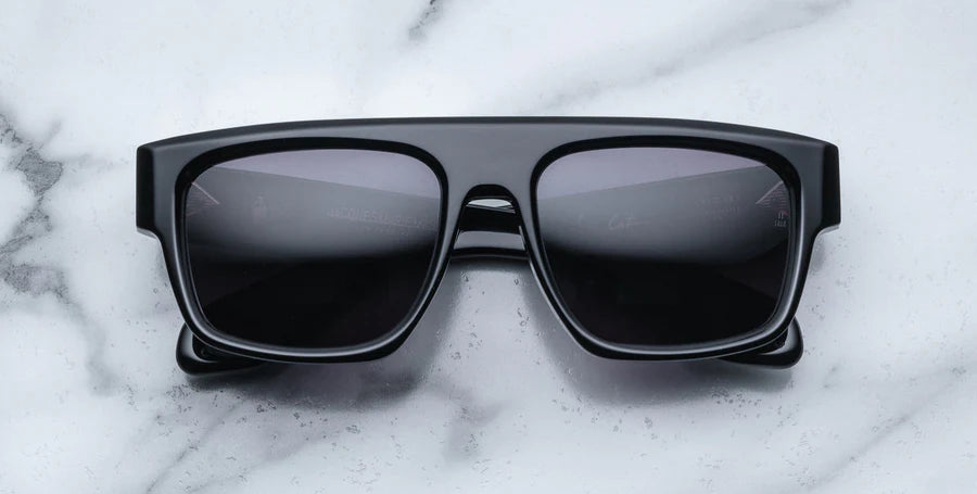 Jacques Marie Mage Ritz in 88 Noir Jet - Luxury Eyewear