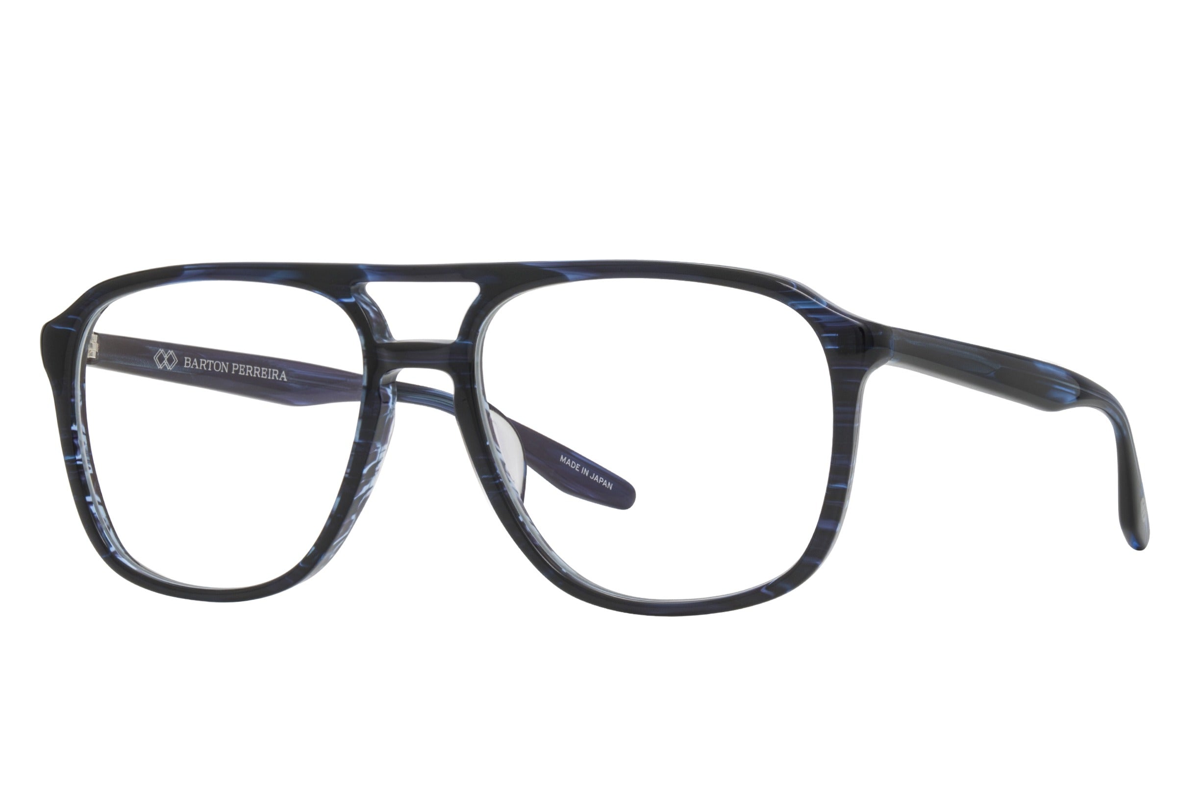 Barton Perreira Gyalis eyeglasses in Midnight at Visionary Optics NYC