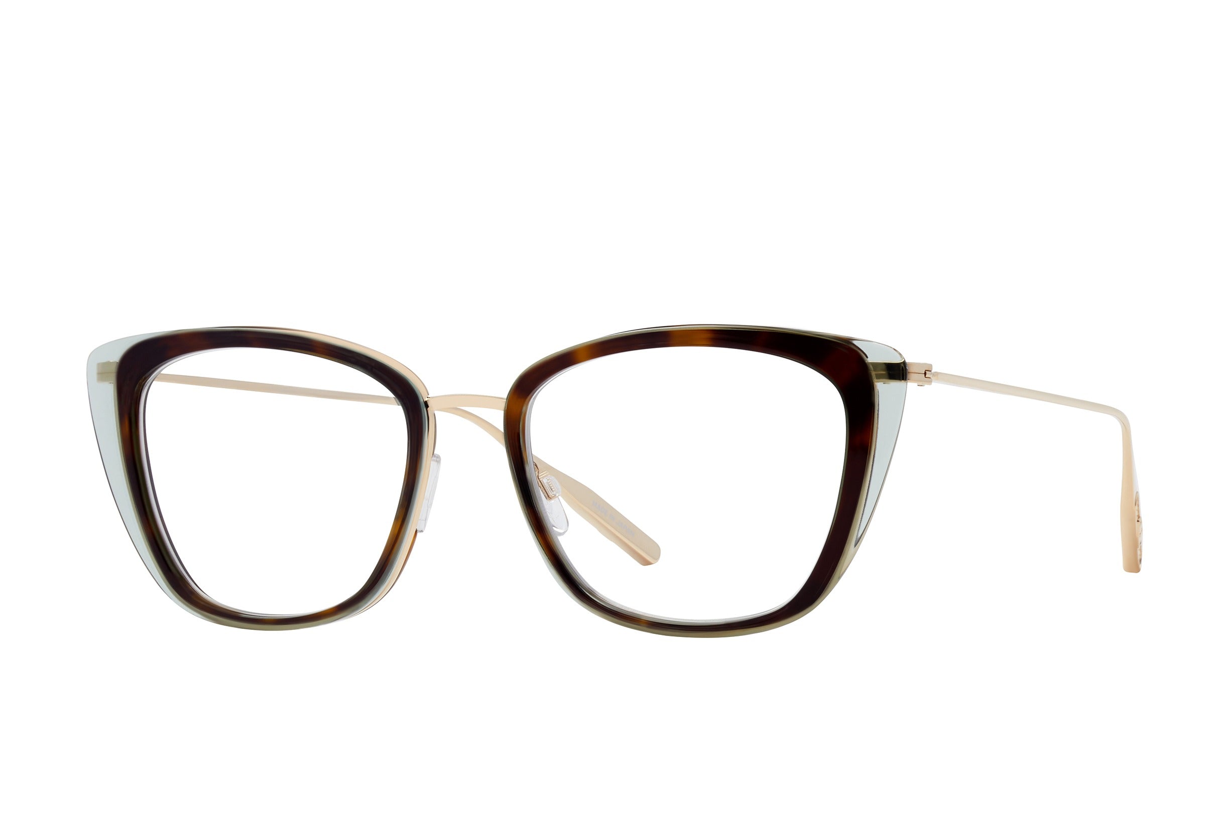 Barton Perreira Harper eyeglasses in Forest Enchanted / Gold at Visionary Optics NYC