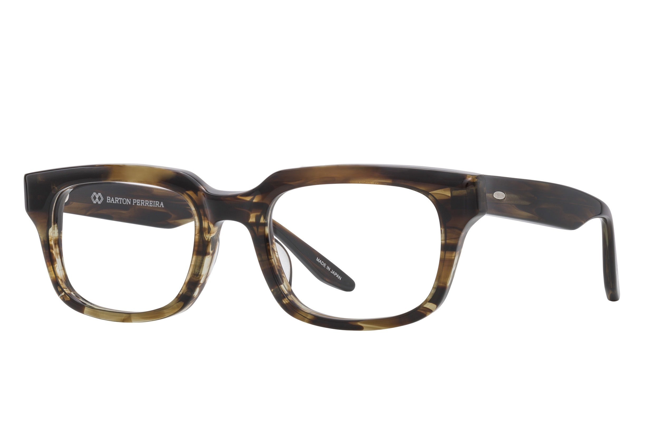 Barton Perreira Hinkley eyeglasses in Sulcata Tortoise at Visionary Optics NYC