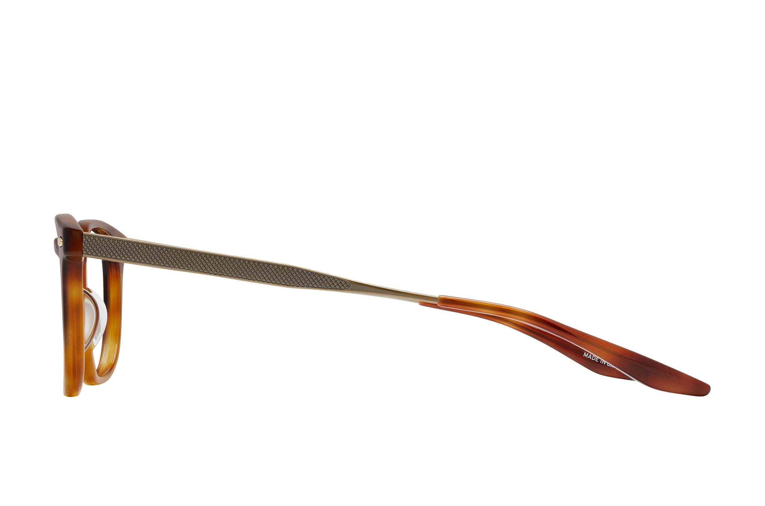 Barton Perreira Husney eyeglasses in Havana Ombre / Antique Gold at Visionary Optics NYC