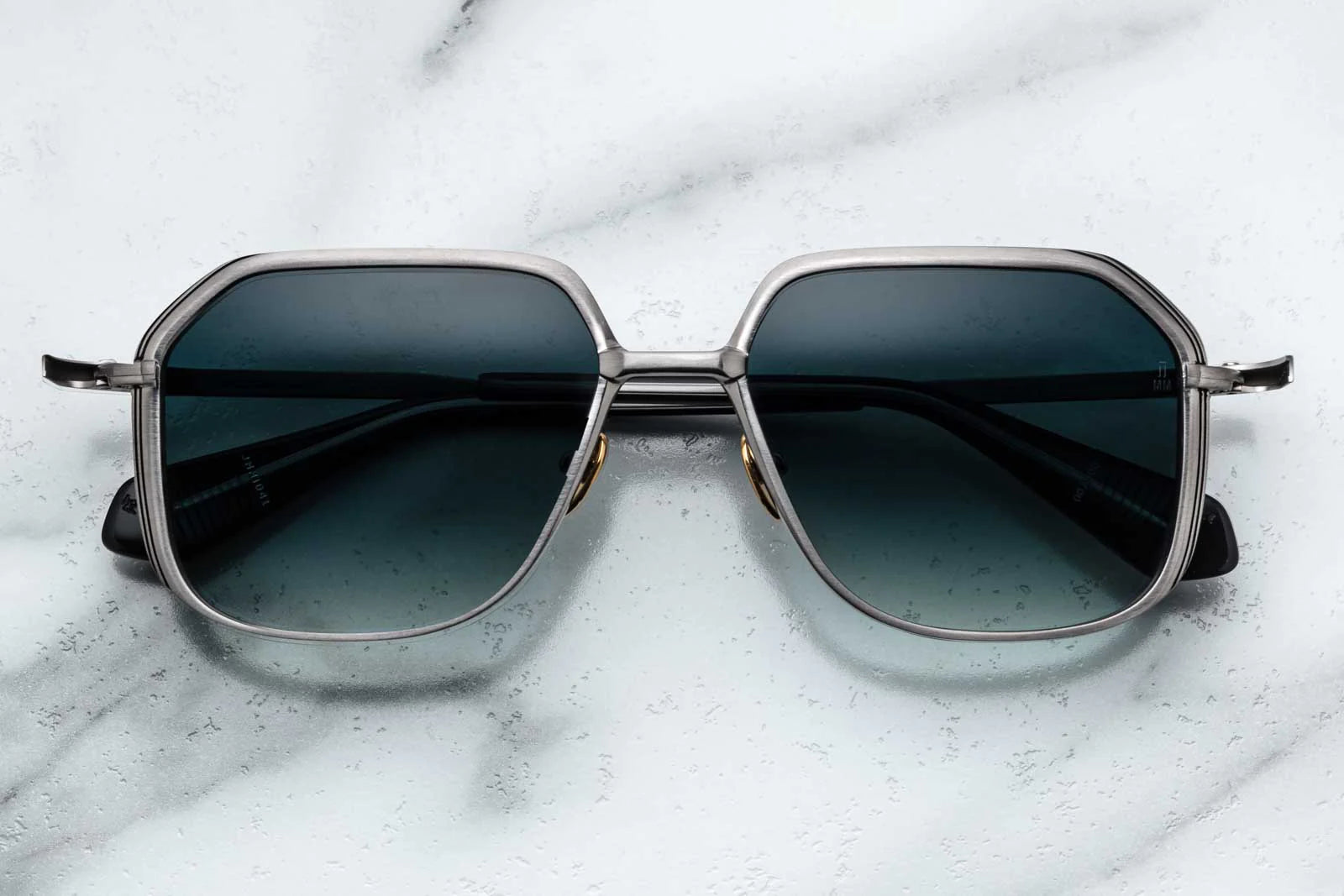 Jacques Marie Mage Aida in 41 Silver Midnight Gradient - Luxury Eyewear