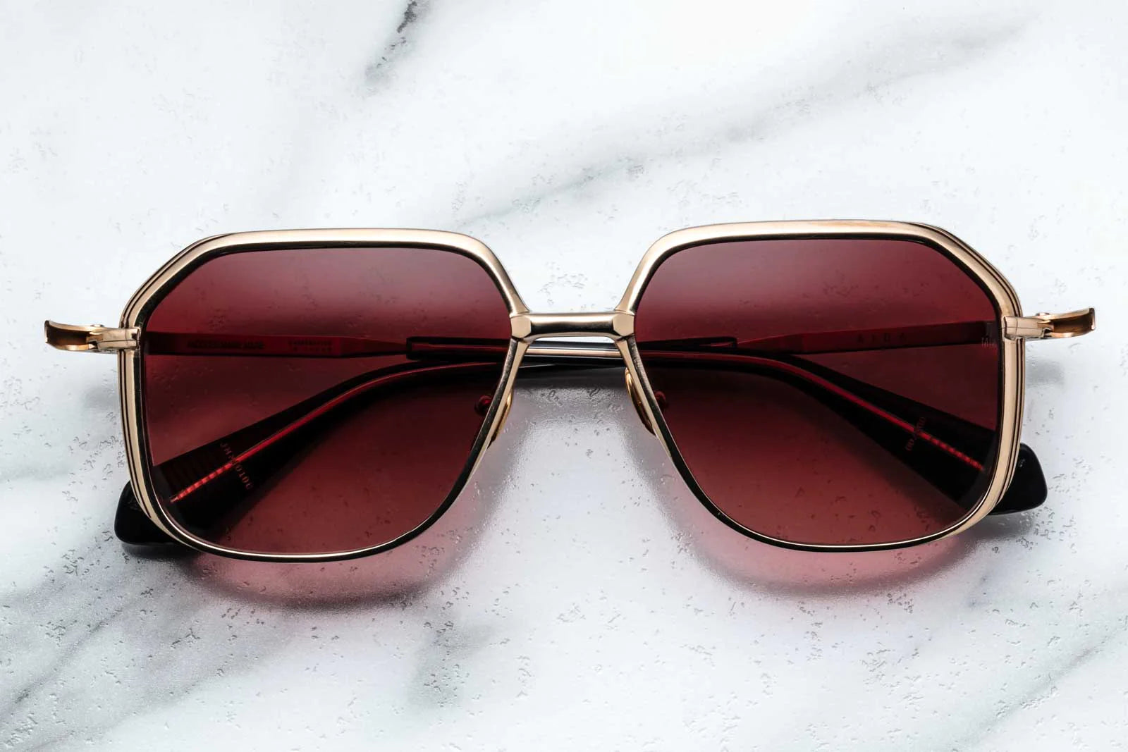 Jacques Marie Mage Aida in 10C Tang Rose Gradient - Luxury Eyewear