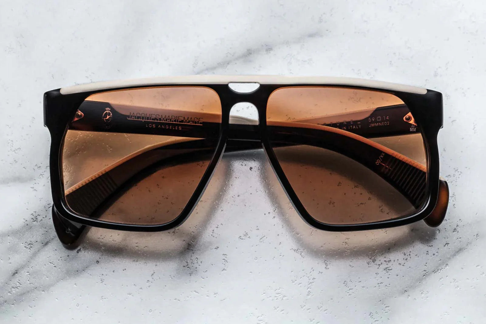 Jacques Marie Mage Neptune in 02 Havana Navel Gradient - Luxury Eyewear