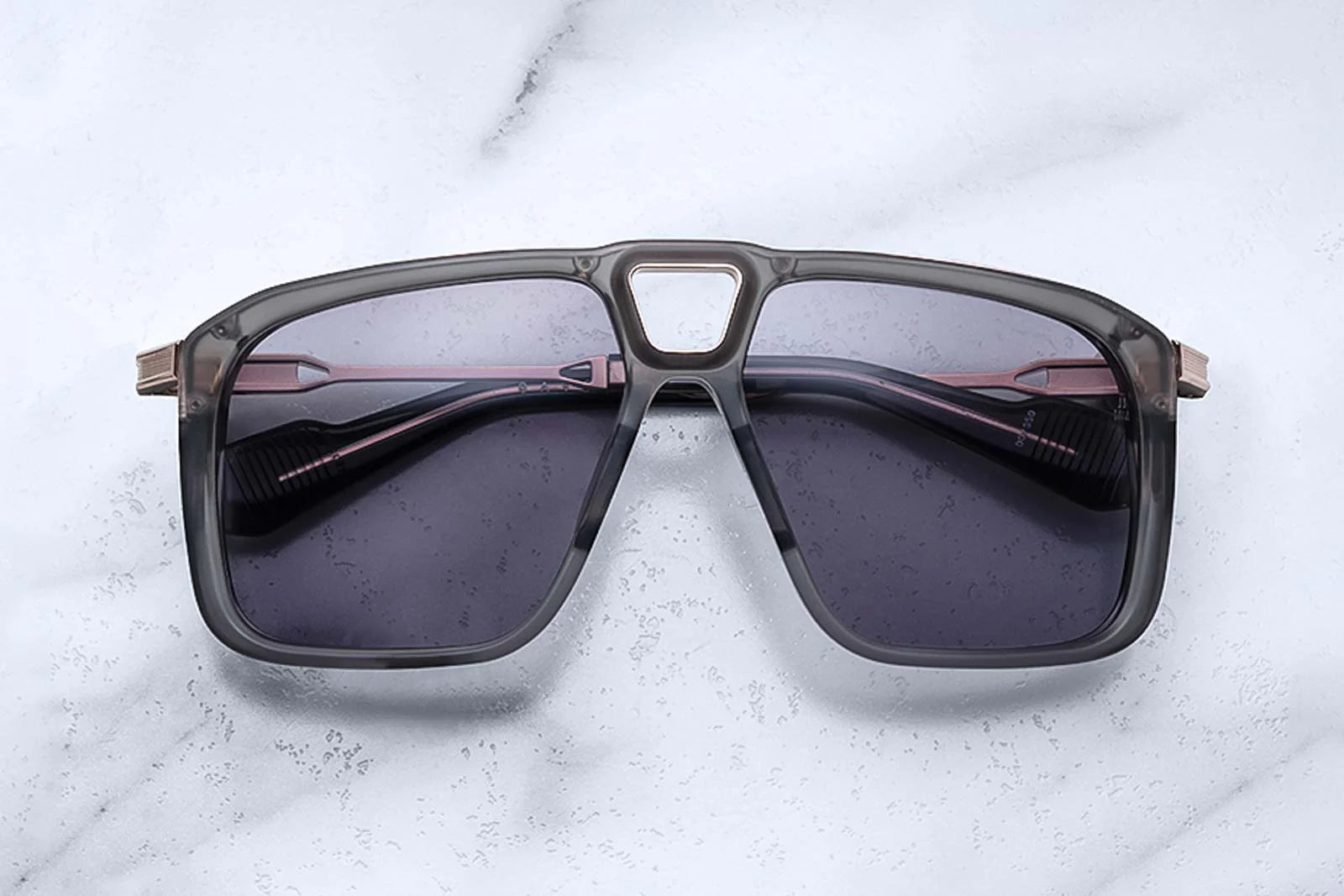Jacques Marie Mage Savoy in 2F Charcoal Grey Gradient - Luxury Eyewear
