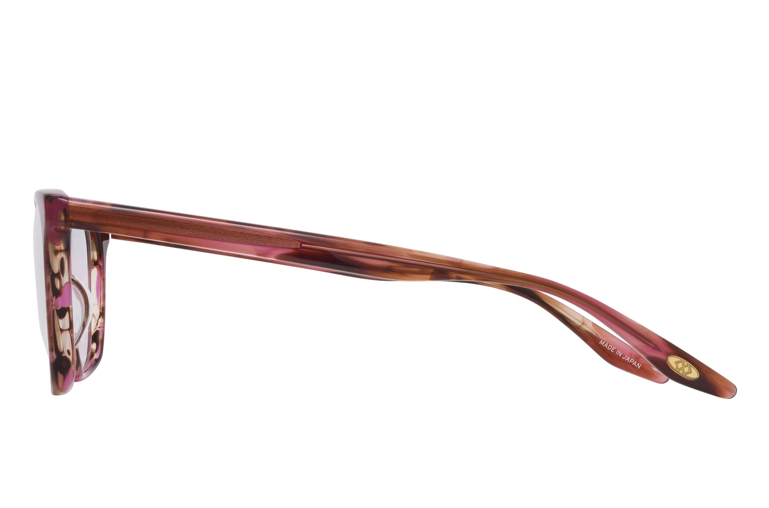 Barton Perreira Janeway eyeglasses in Cedar Rose at Visionary Optics NYC