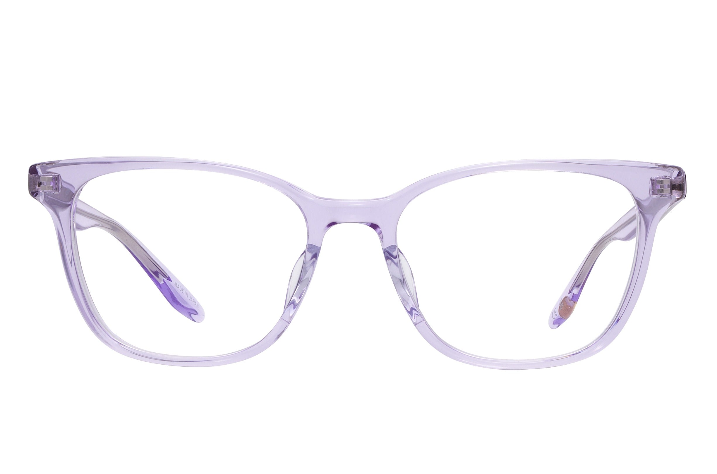Barton Perreira Janeway eyeglasses in Sheer Lilac at Visionary Optics NYC