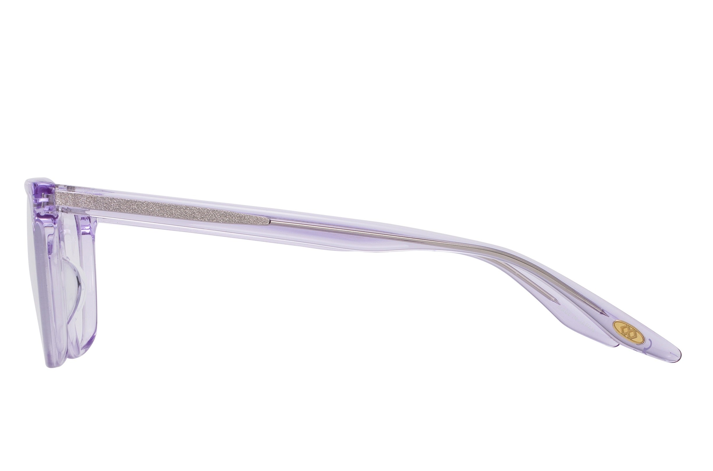Barton Perreira Janeway eyeglasses in Sheer Lilac at Visionary Optics NYC