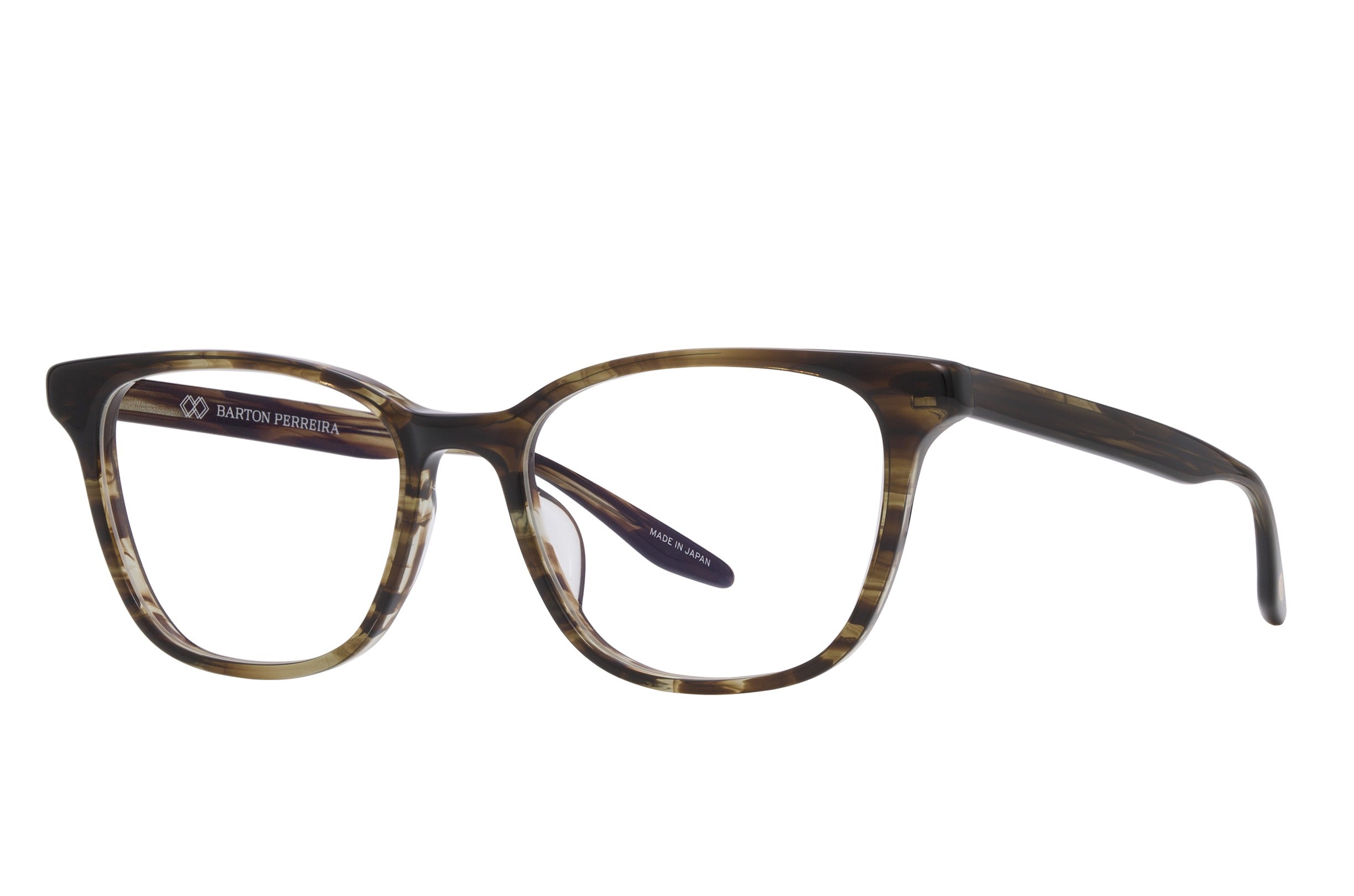 Barton Perreira Janeway eyeglasses in Sulcata Tortoise at Visionary Optics NYC