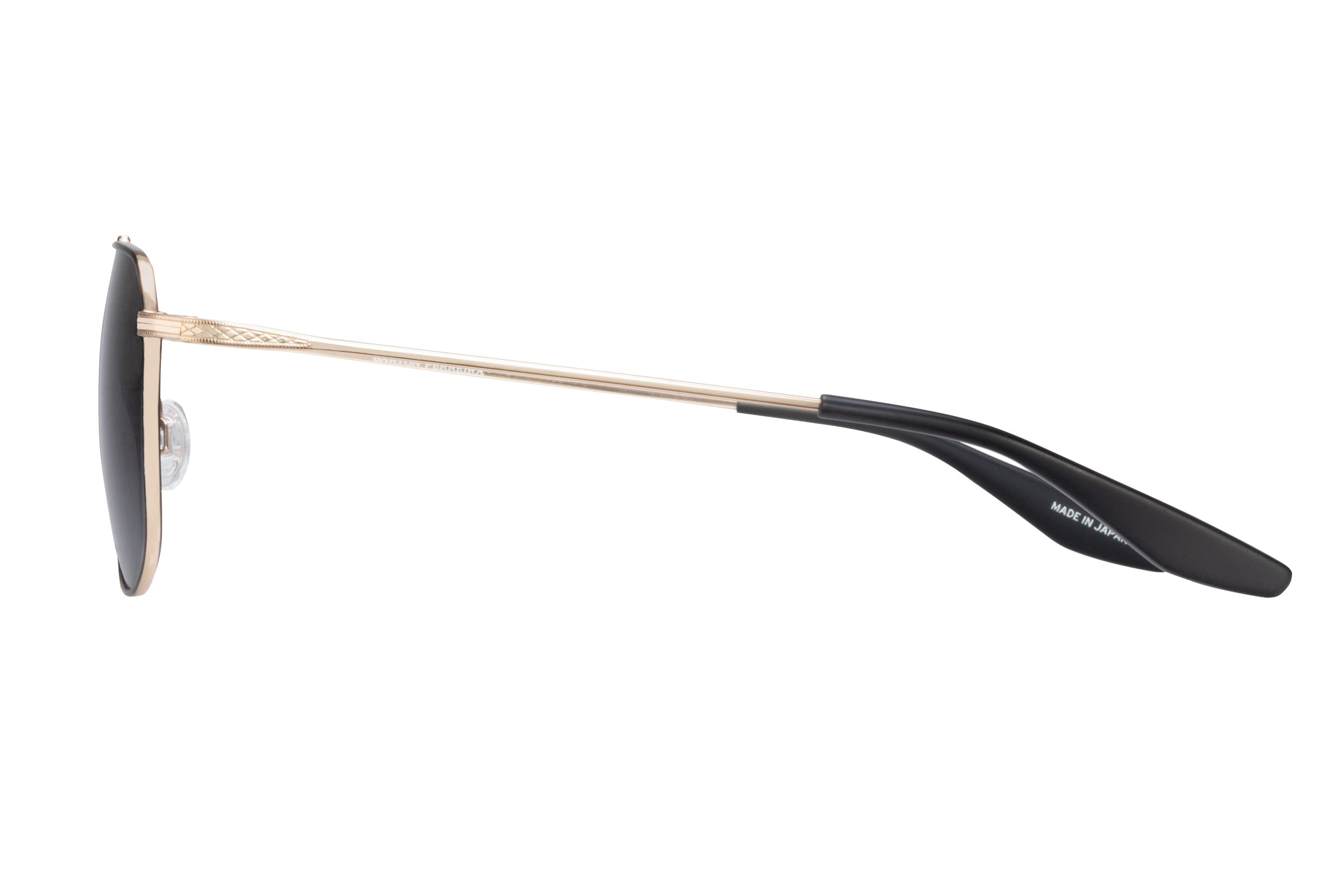 Barton Perreira Javelin sunglasses in Black Satin / Gold / Noir at Visionary Optics NYC