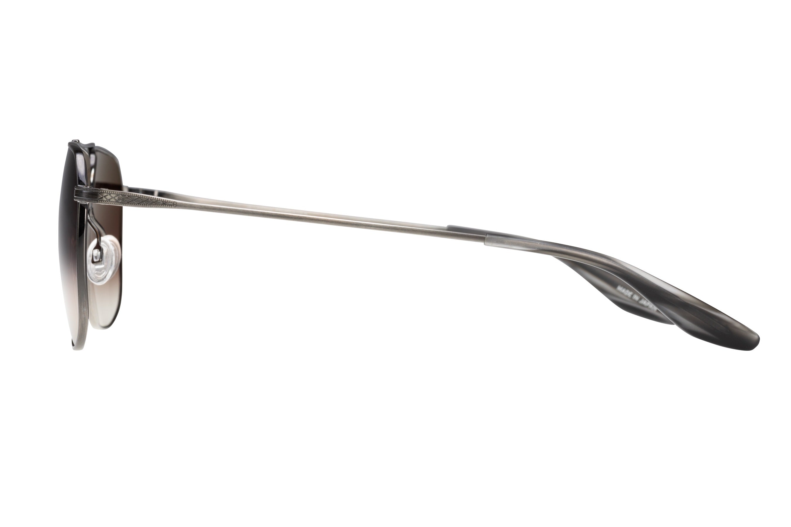 Barton Perreira Javelin sunglasses in Pewter / Smokey Topaz at Visionary Optics NYC