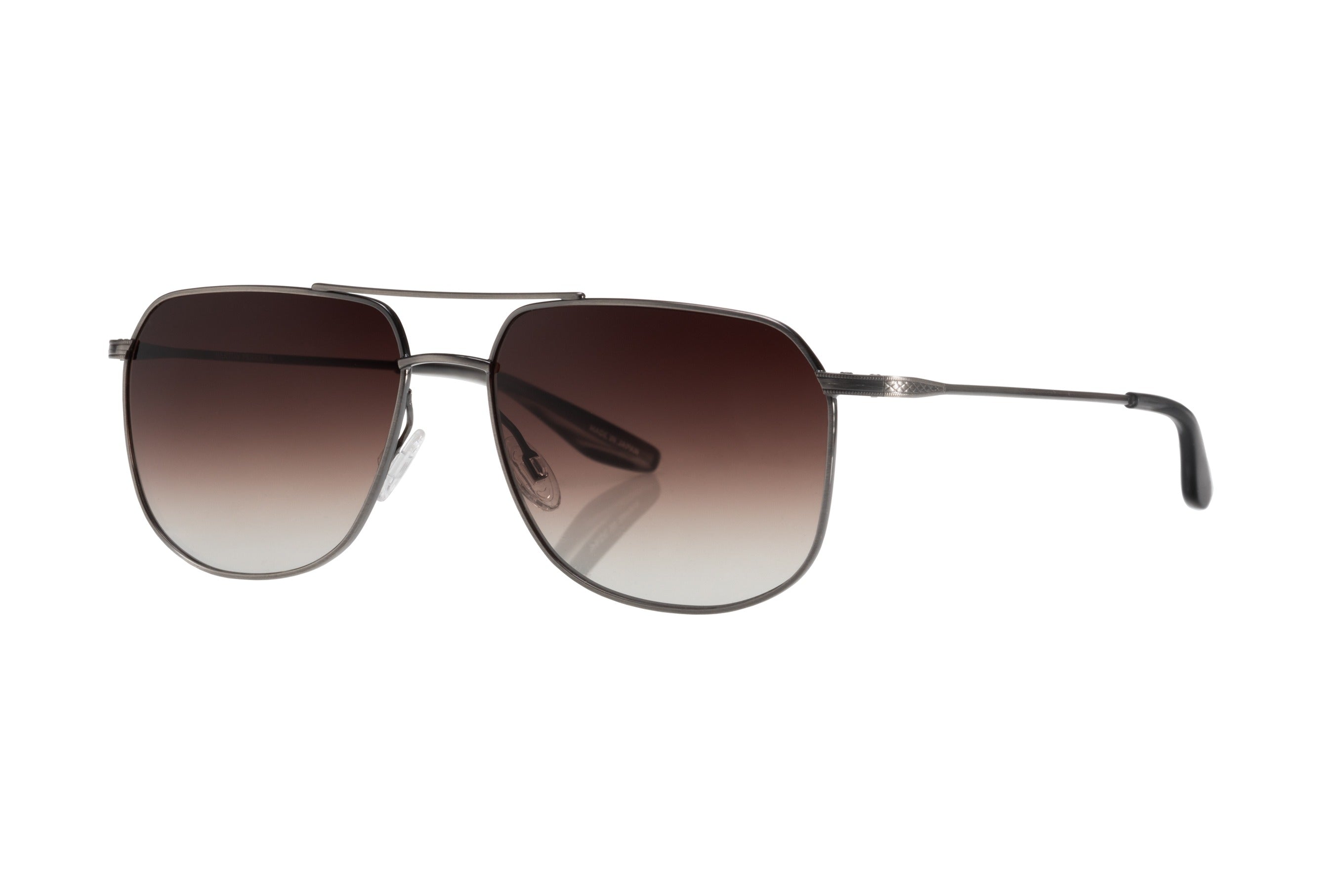 Barton Perreira Javelin sunglasses in Pewter / Smokey Topaz at Visionary Optics NYC