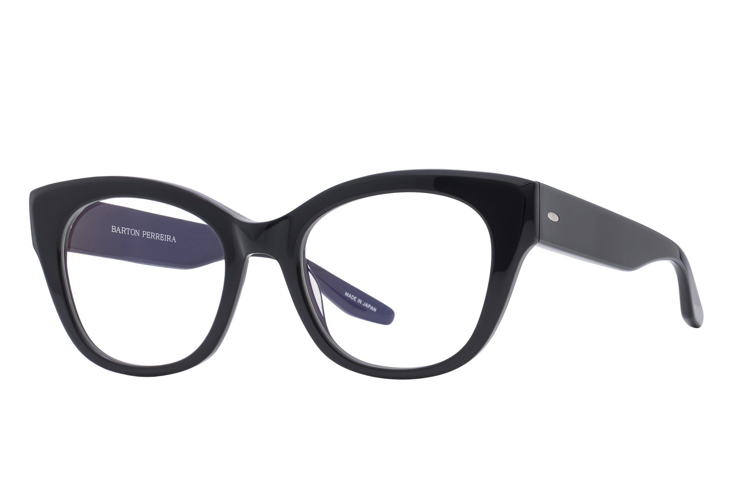 Barton Perreira Lucretia eyeglasses in Black at Visionary Optics NYC