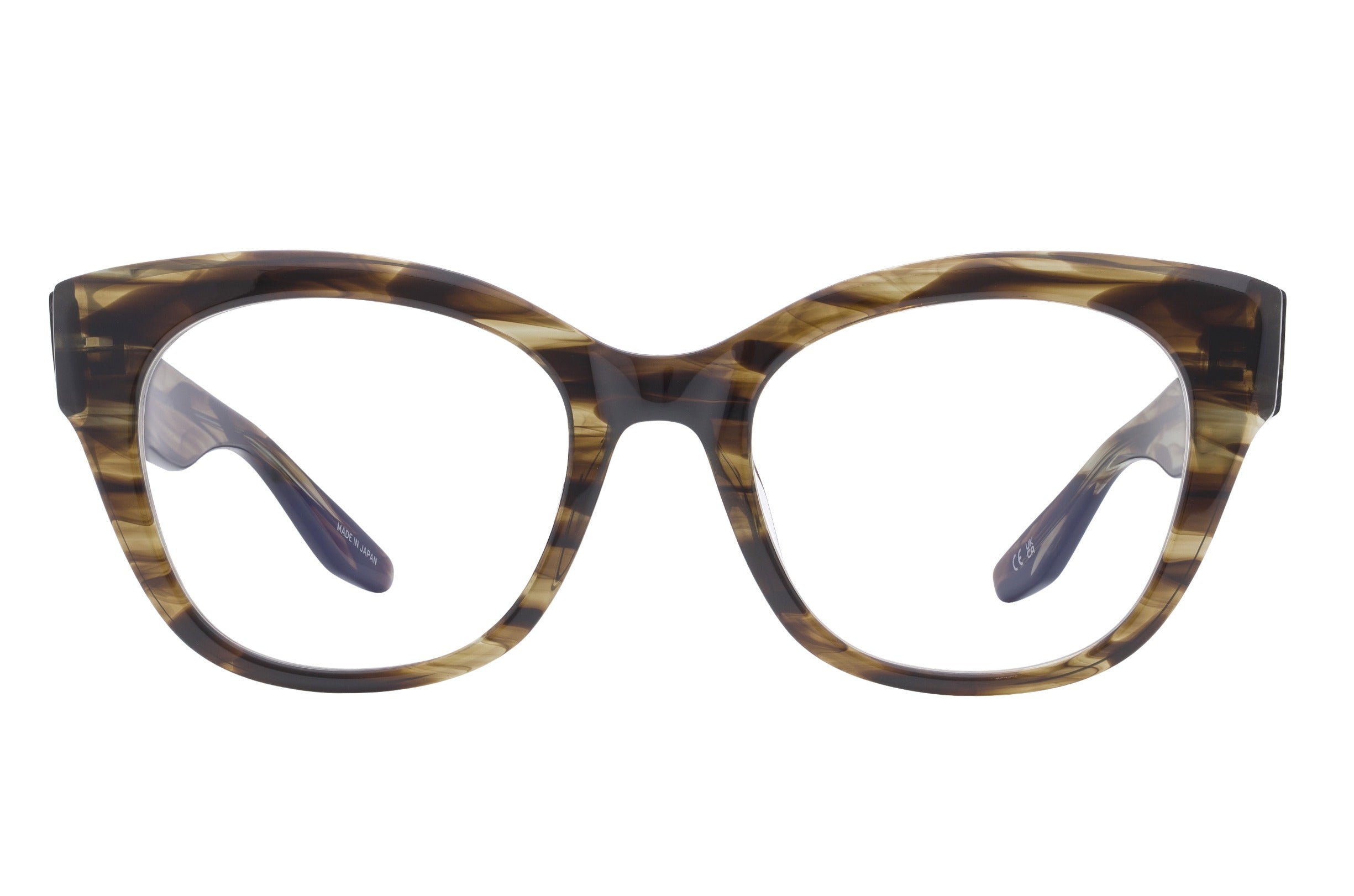 Barton Perreira Lucretia eyeglasses in Sulcata Tortoise at Visionary Optics NYC