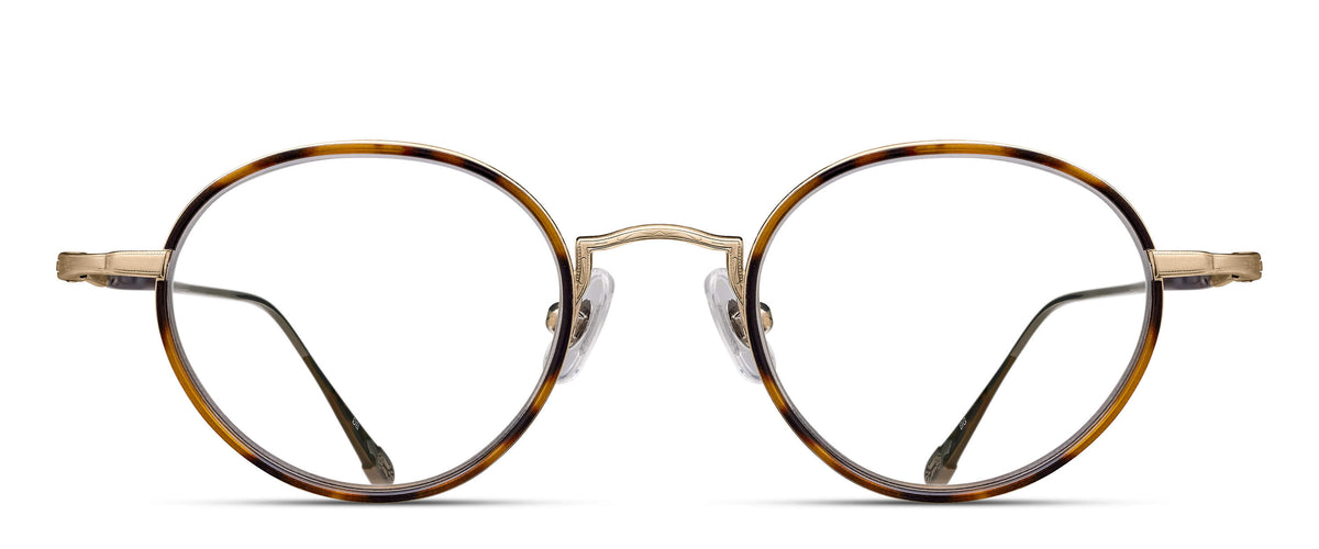 Matsuda 10189H-I Optical in Brushed Gold - Demi