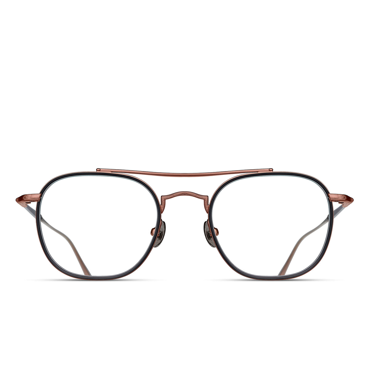 Matsuda M3077 Optical in Matte Black - Copper Brown
