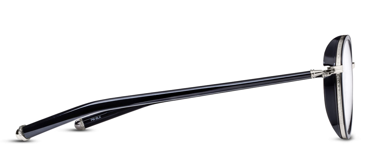 Matsuda M3134 Optical in Palladium White - Black - side