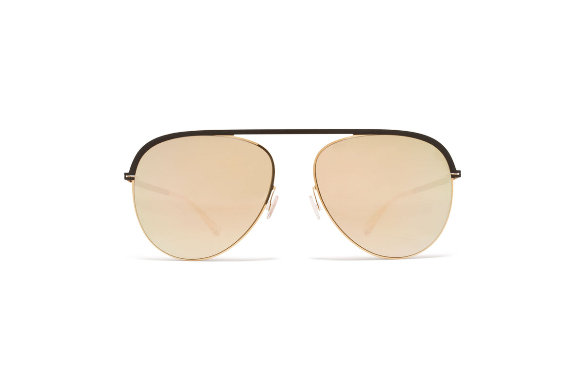 MYKITA Onno Champagne Gold/Dark Brown front view