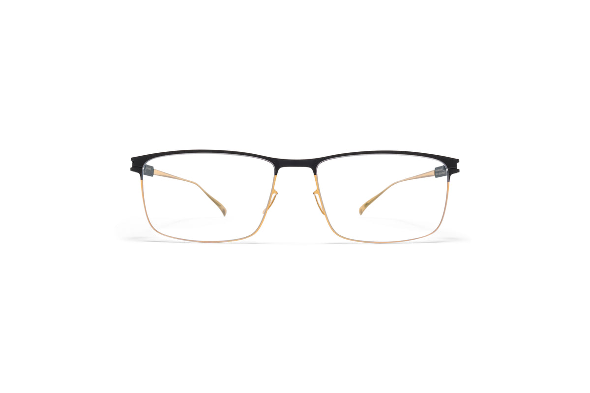 MYKITA Manuel Gold/Black front view