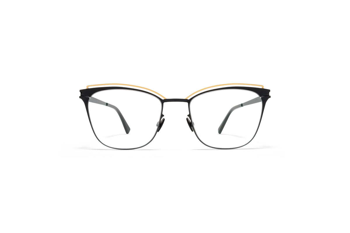 MYKITA Kiki Gold/Jet Black front view