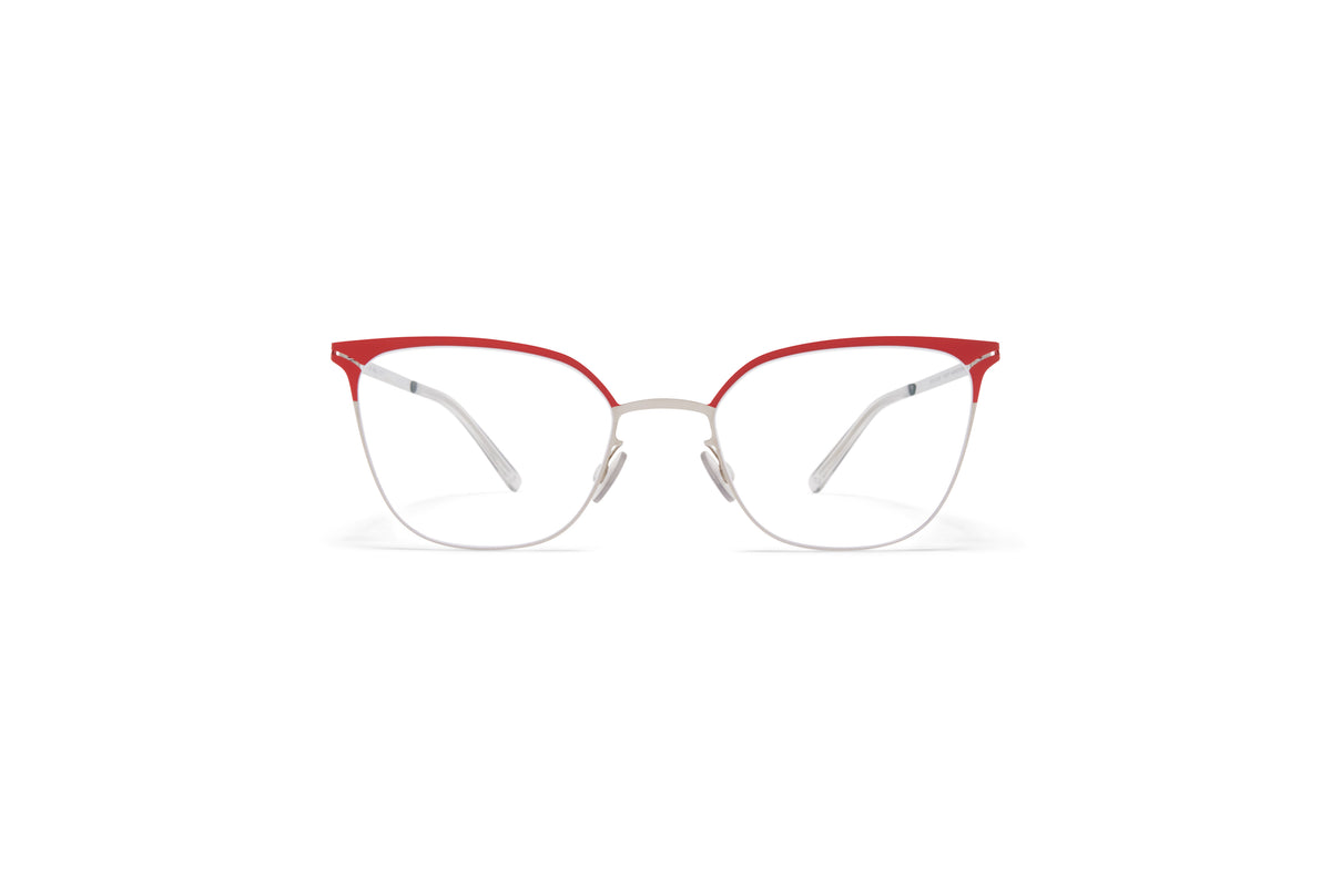 MYKITA Arielle Silver/Rusty Red front view