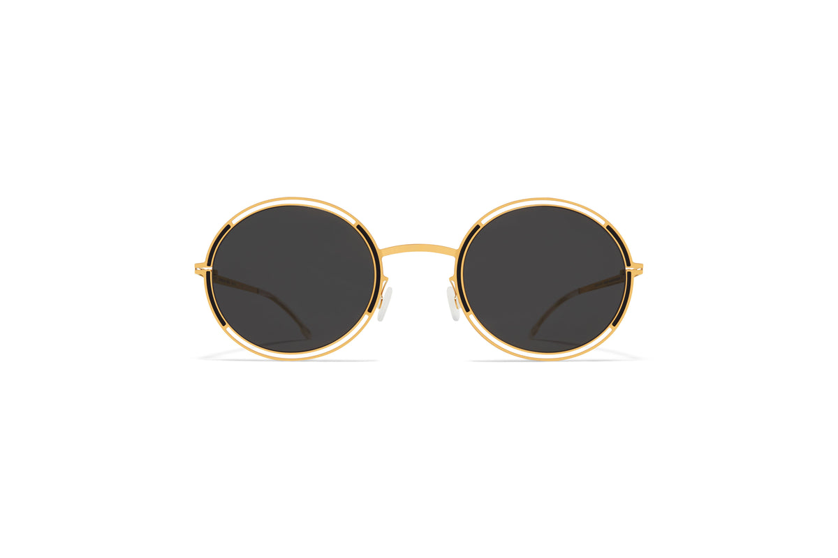 MYKITA Giselle Gold/Jet Black front view