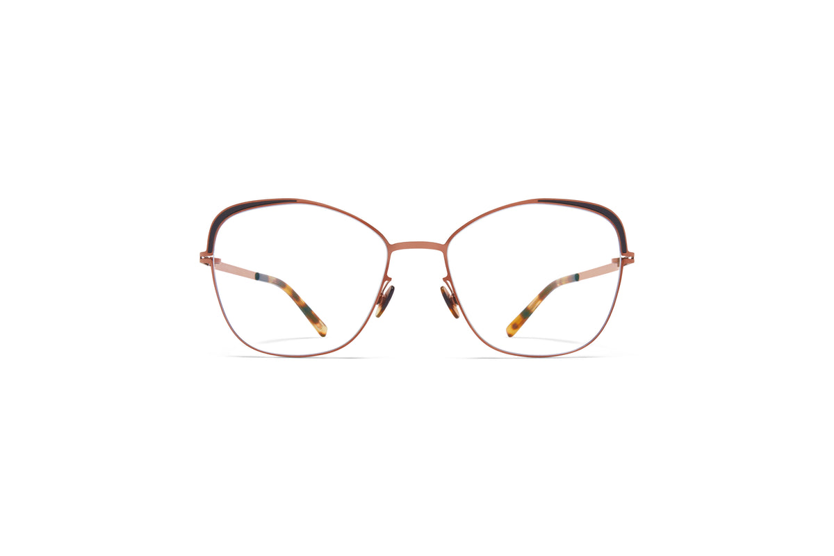 MYKITA Neta Shiny Copper/Black front view